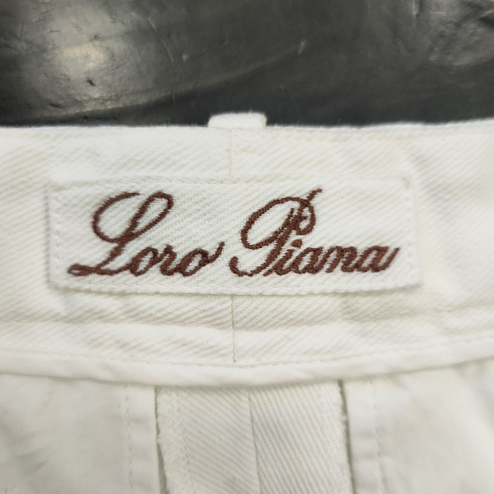 Loro Piana Loro Piana White Cotton Pants Size 38 Size 26" / US 2 / IT 38 - 3 Thumbnail
