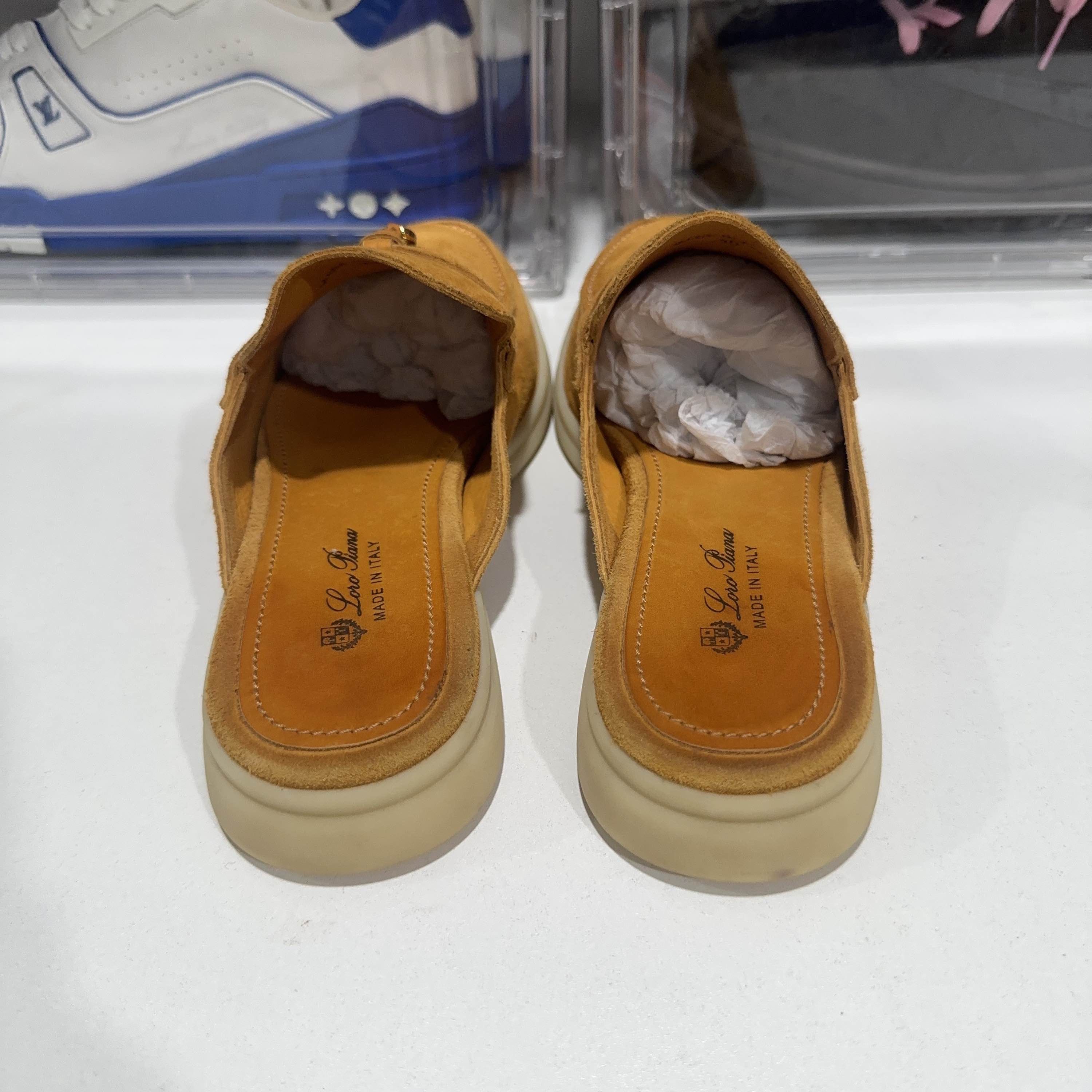 Loro Piana Loro Piana Babouche Charms Walk Suede Mules Size 39 Size US 9 / IT 39 - 3 Thumbnail