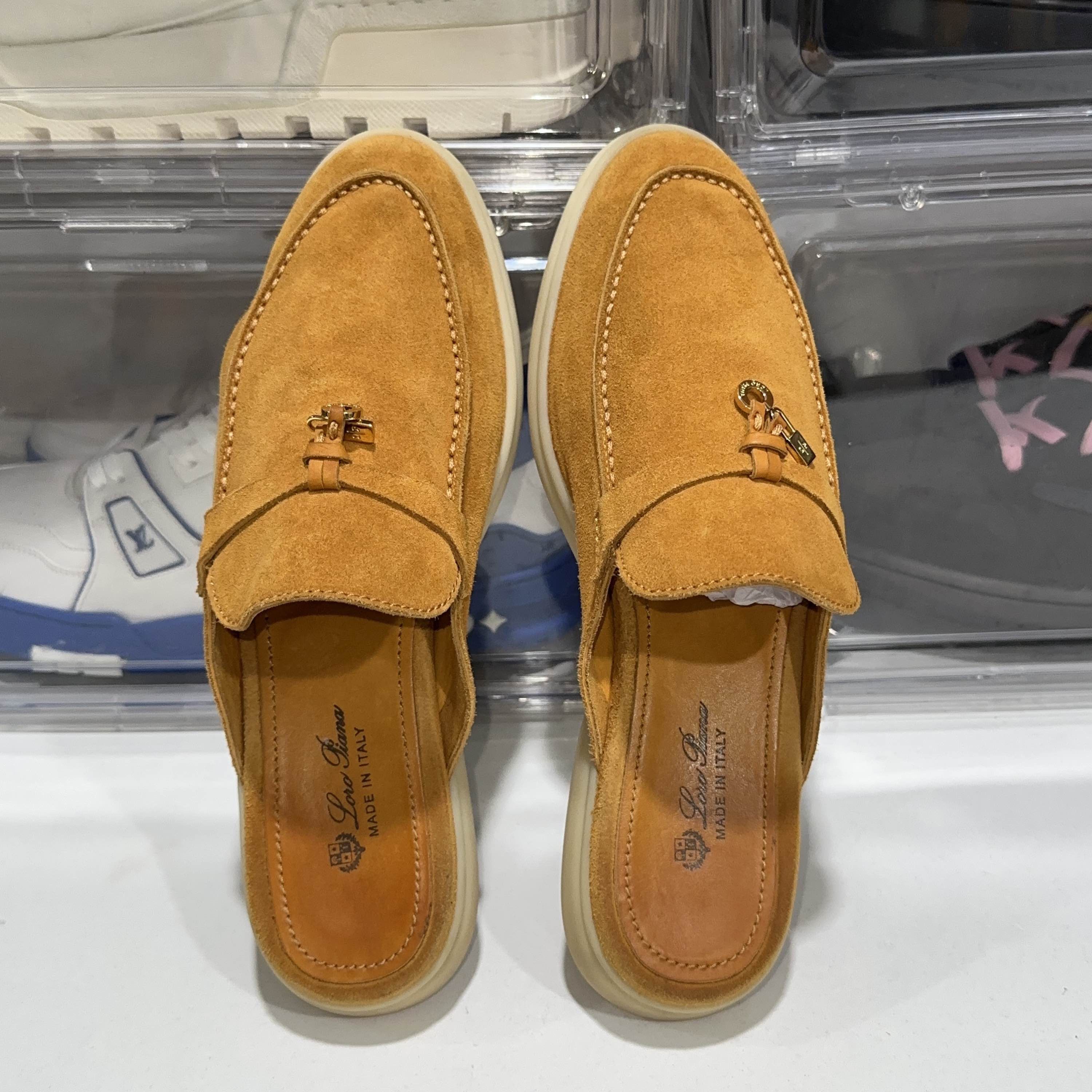 Loro Piana Loro Piana Babouche Charms Walk Suede Mules Size 39 Size US 9 / IT 39 - 8 Thumbnail