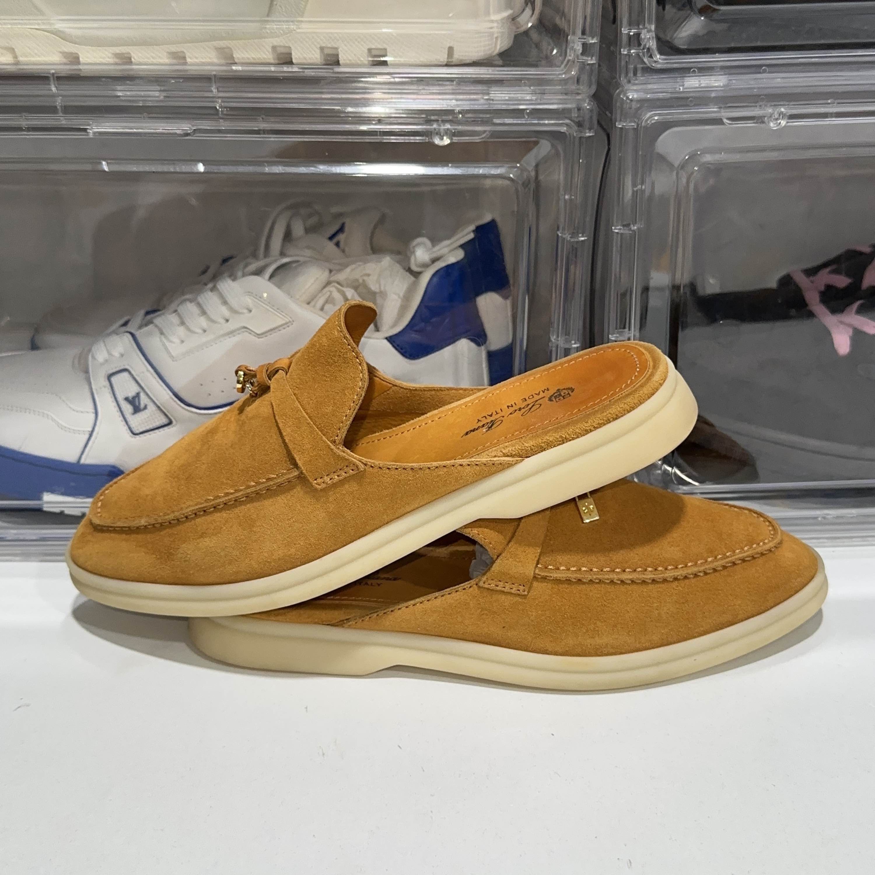Loro Piana Loro Piana Babouche Charms Walk Suede Mules Size 39 Size US 9 / IT 39 - 7 Thumbnail