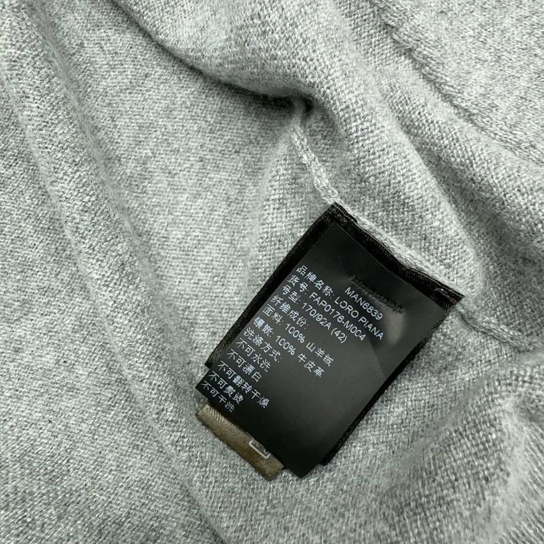 Loro Piana Loro Piana Baby Cashmere Zip Up Hoodie Size 42 Size M / US 6-8 / IT 42-44 - 5 Thumbnail