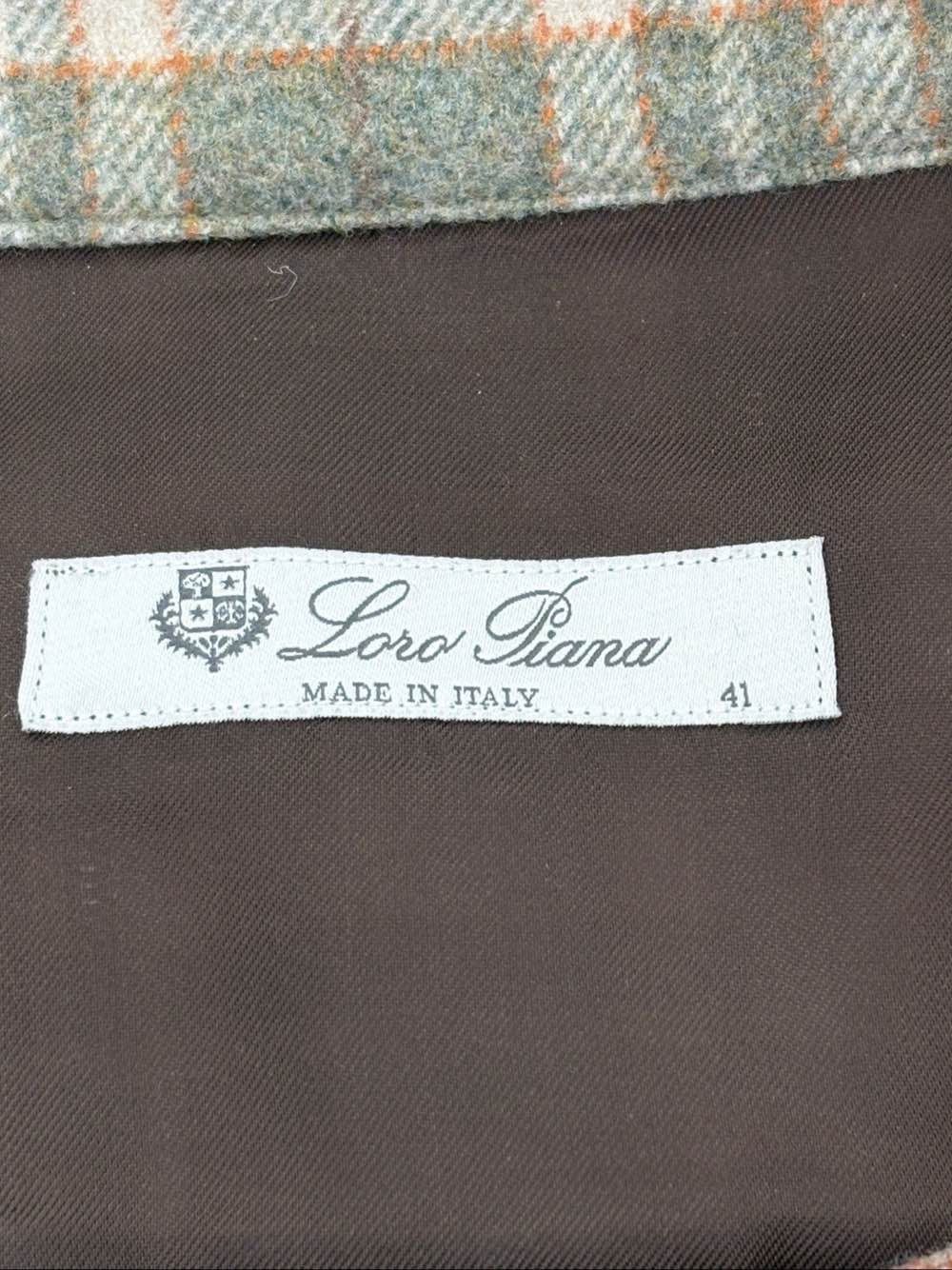 Loro Piana Loro Piana Plaid Wool Cashmere Shirt Size L Size US L / EU 52-54 / 3 - 3 Thumbnail