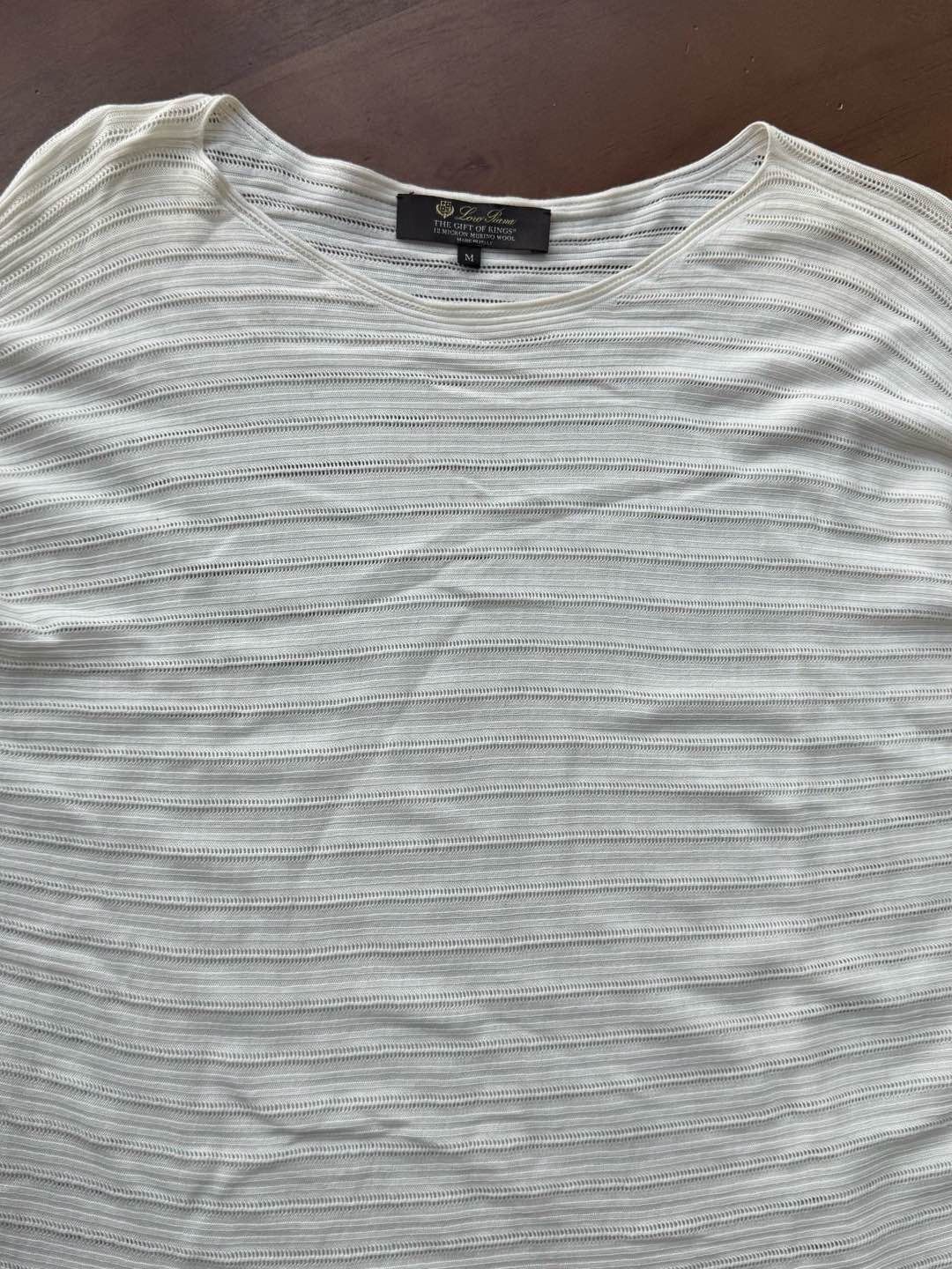 Loro Piana Loro Piana Ribbed Merino Wool Sweater Size M Size US M / EU 48-50 / 2 - 8 Thumbnail