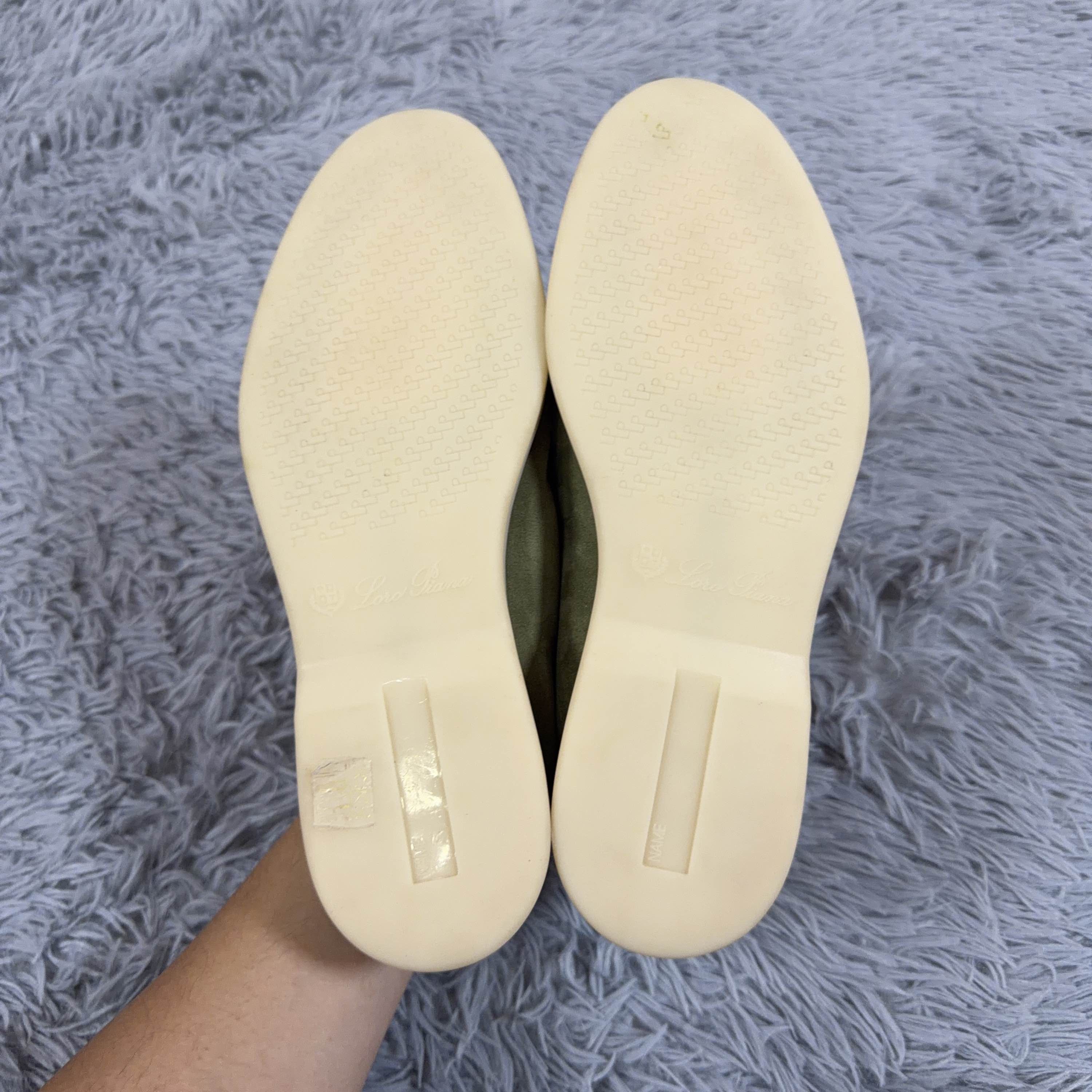 Loro Piana Loro Piana Summer Walk Suede Loafers Green Size 6 Size US 6 / EU 39 - 4 Thumbnail