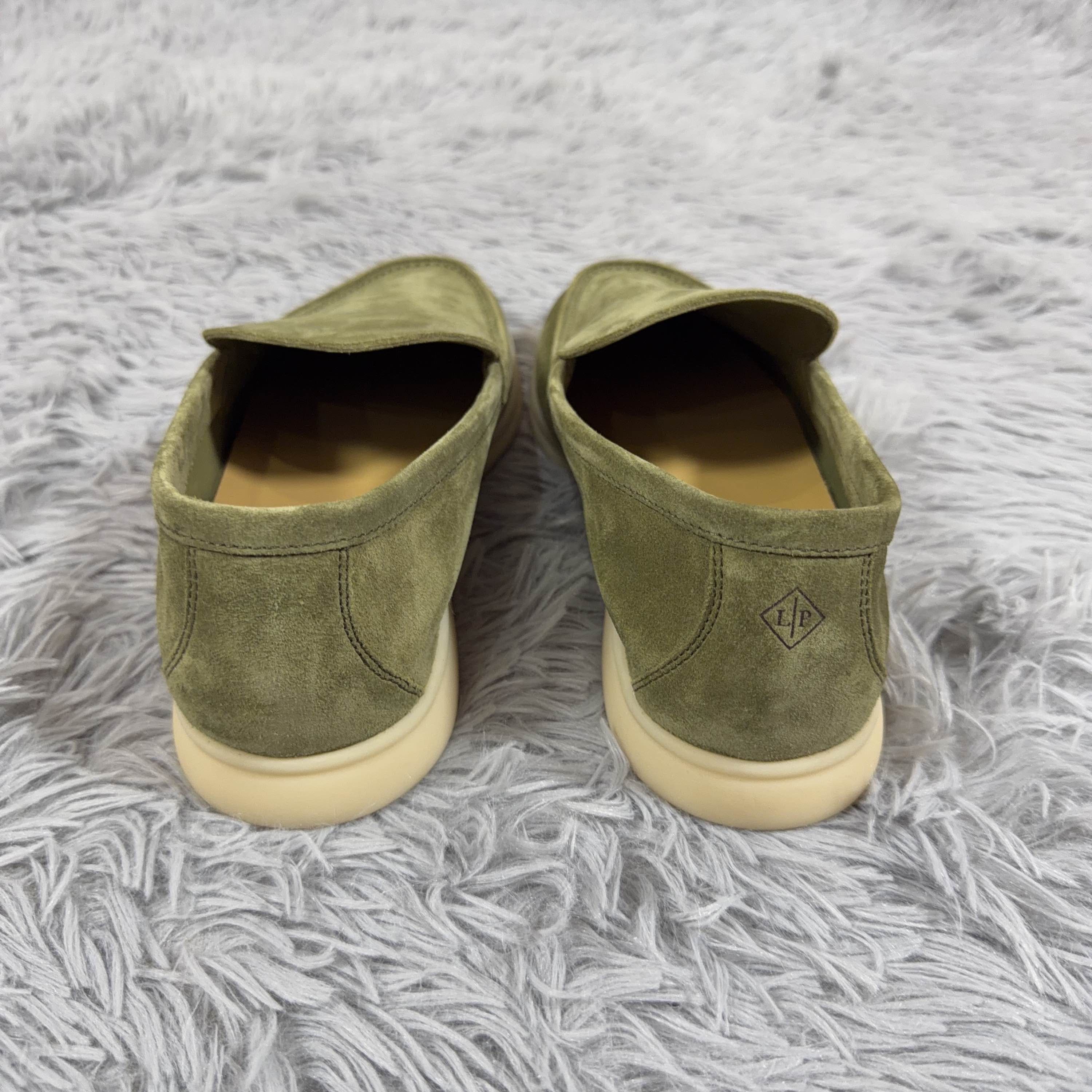 Loro Piana Loro Piana Summer Walk Suede Loafers Green Size 6 Size US 6 / EU 39 - 3 Thumbnail