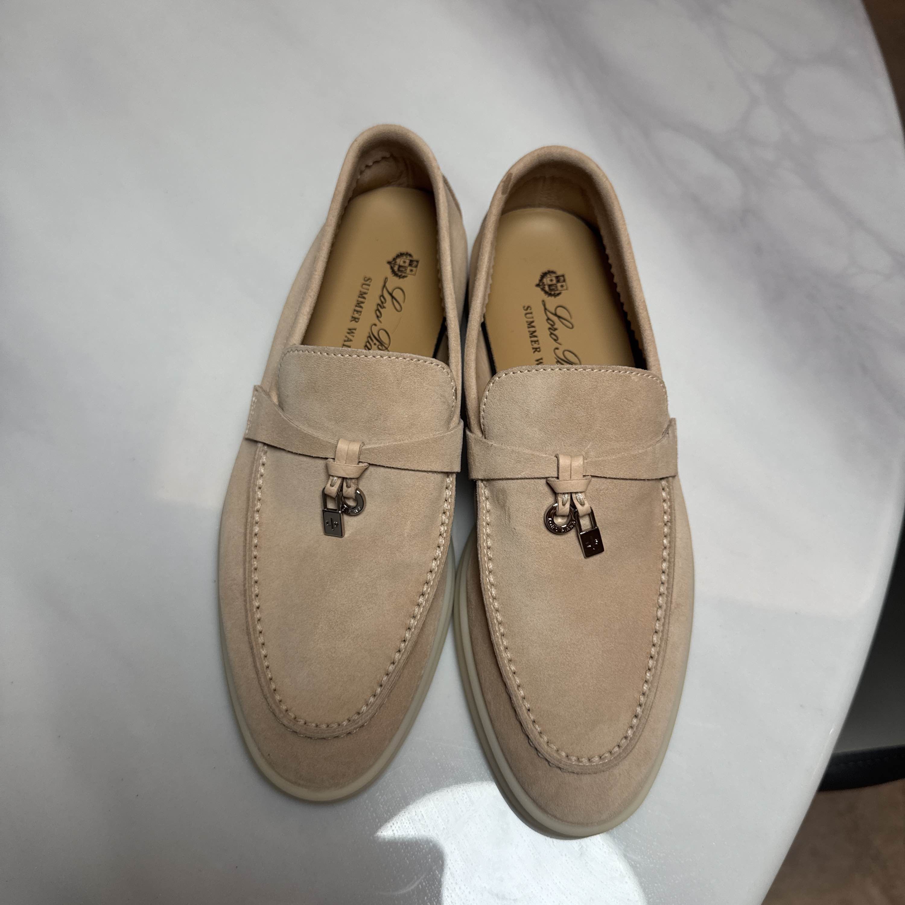 Loro Piana Loro Piana Summer Charms Walk Suede Slip Ons Size 36 Size US 6 / IT 36 - 2 Thumbnail