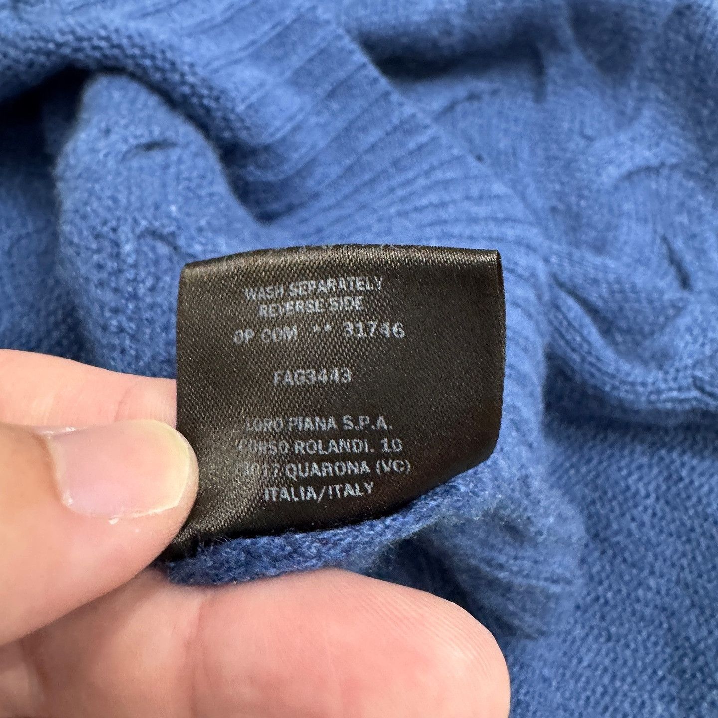 Loro Piana Loro Piana Baby Cashmere Cable Knit Sweater Size XL Size US XL / EU 56 / 4 - 5 Thumbnail