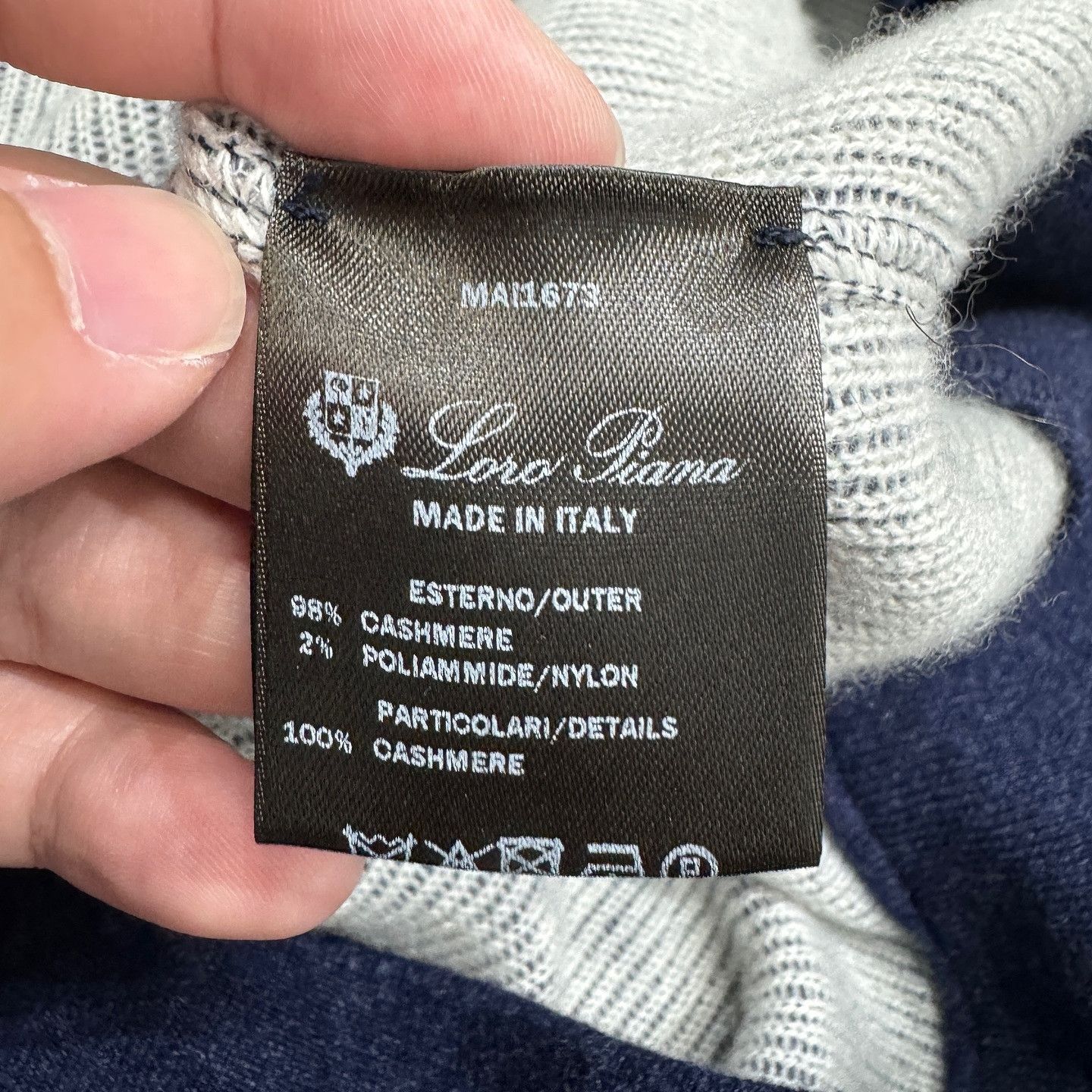 Loro Piana Loro Piana Cashmere Crewneck Sweater Size XXL Size US XXL / EU 58 / 5 - 4 Thumbnail