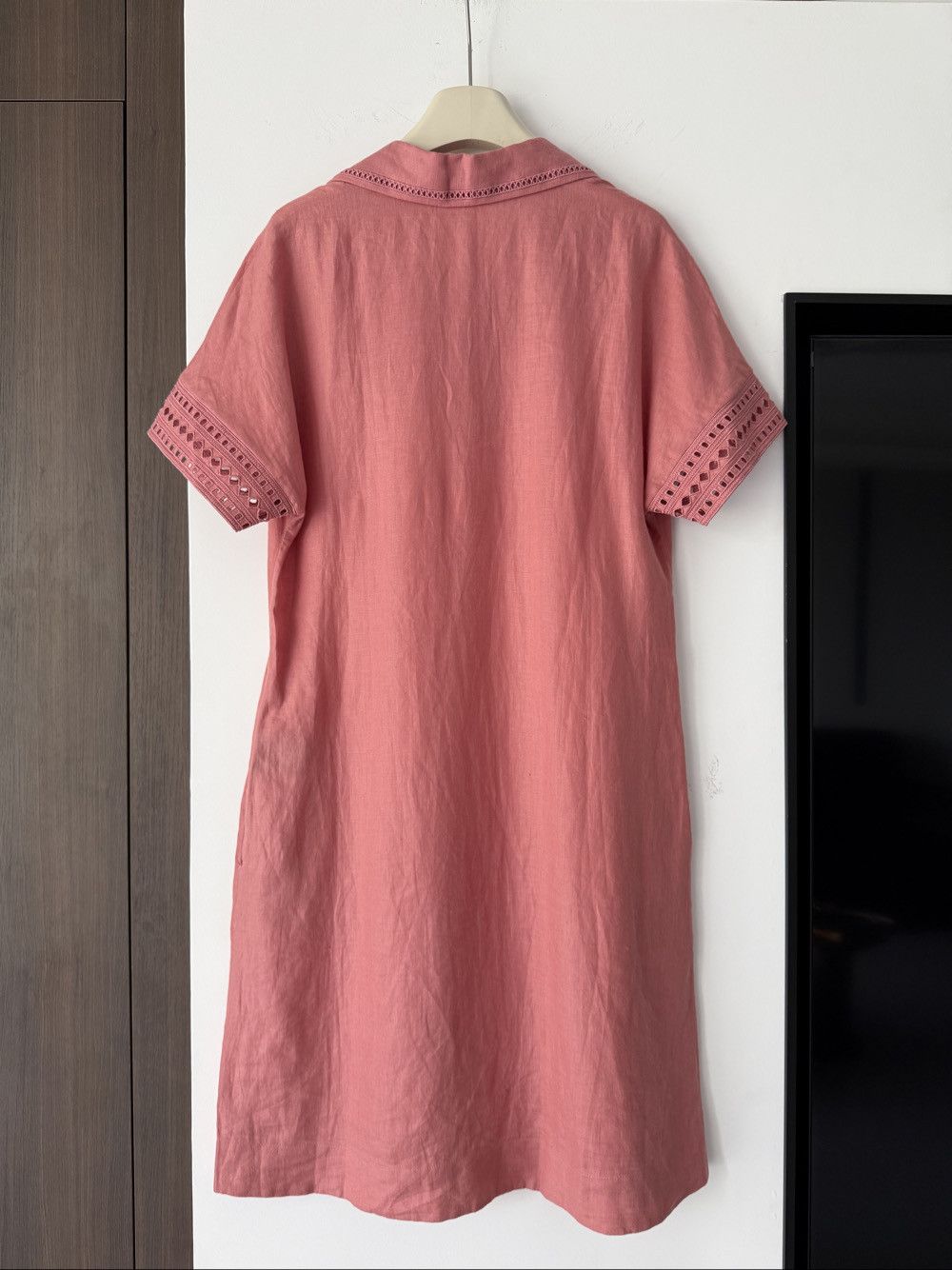 Loro Piana Loro Piana Pink Linen Mini Dress Size 38 Size XS / US 0-2 / IT 36-38 - 2 Thumbnail