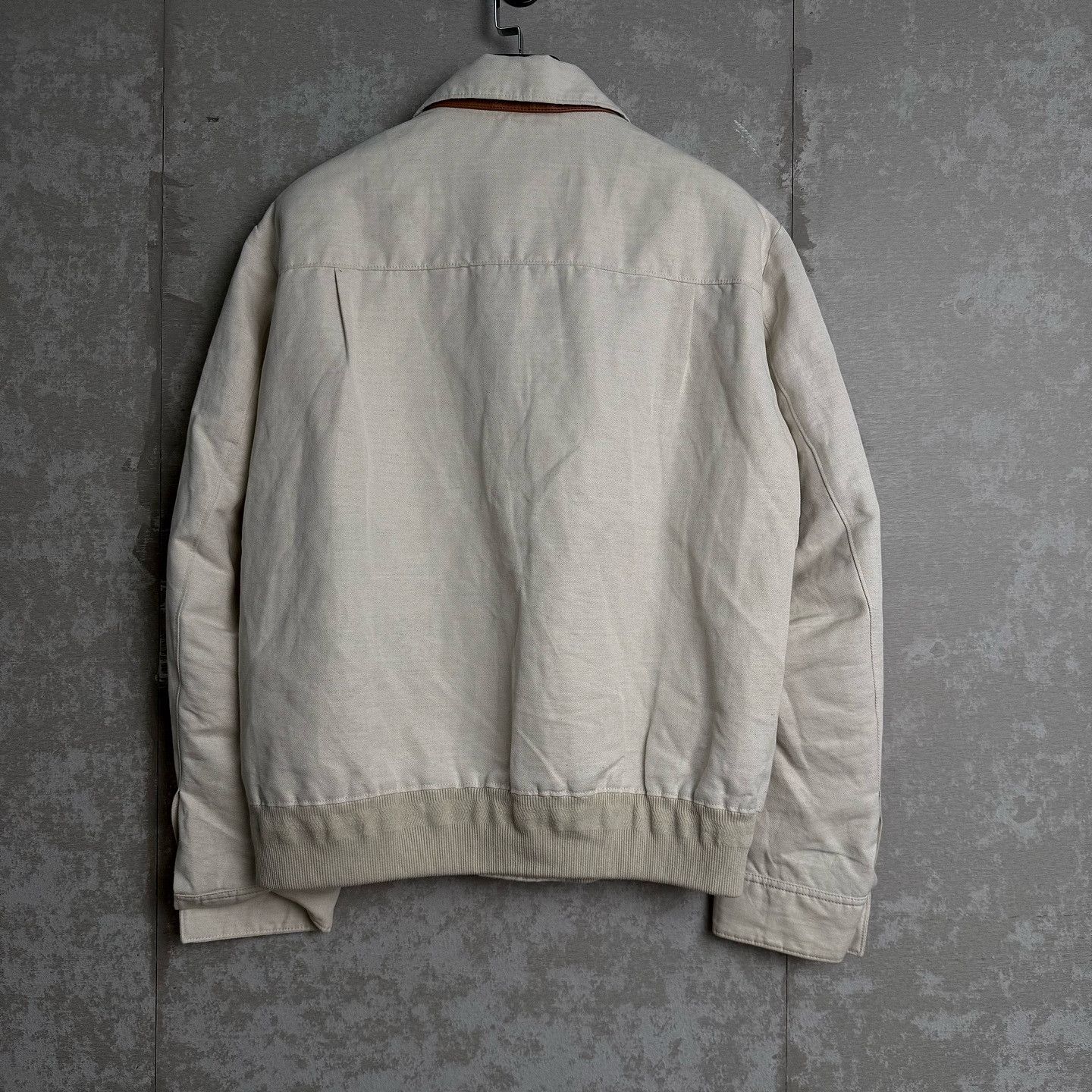 Loro Piana Loro Piana Linen Blend Bomber Jacket Size XL Size US XL / EU 56 / 4 - 2 Thumbnail