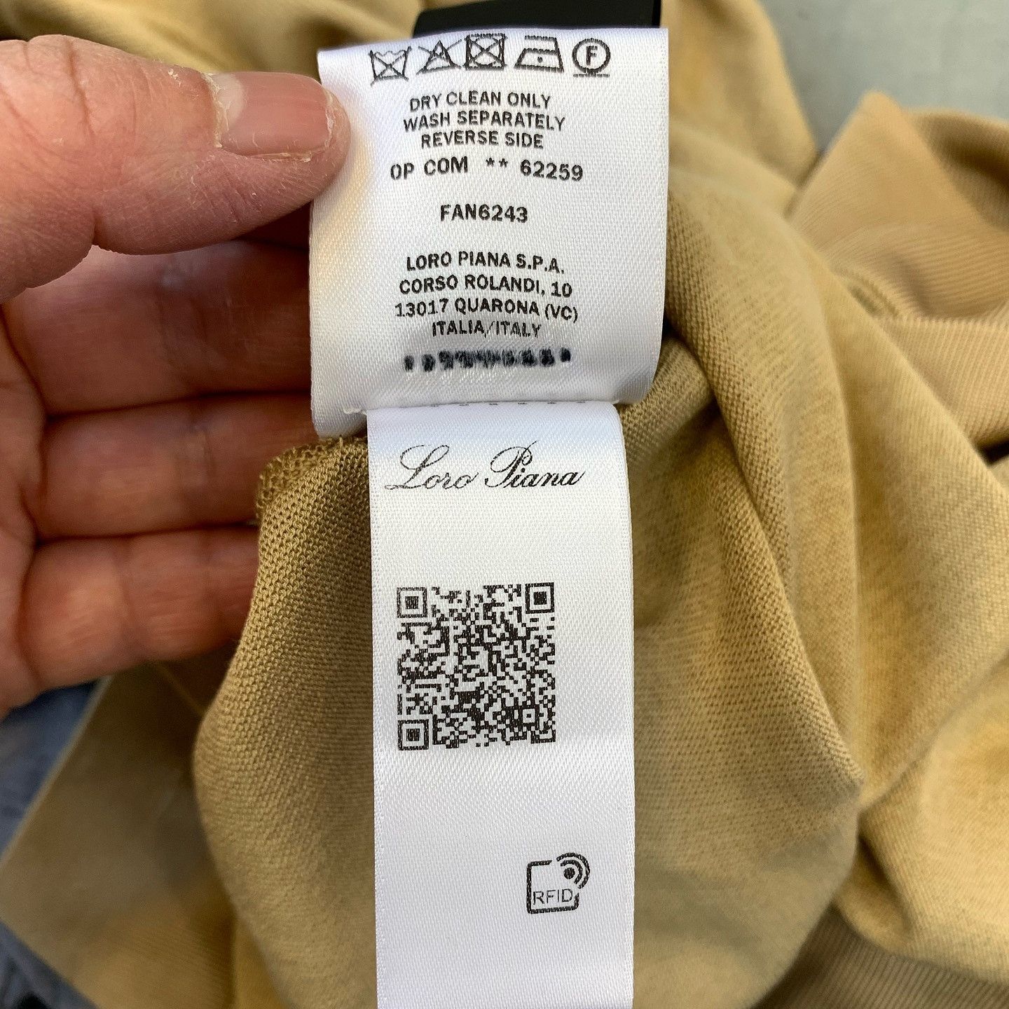 Loro Piana Loro Piana Silk Short Sleeve T-Shirt Beige Size IT 40 Size S / US 4 / IT 40 - 6 Thumbnail