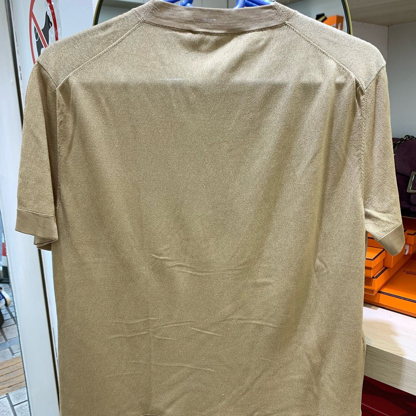 Loro Piana Loro Piana Silk Short Sleeve T-Shirt Beige Size IT 40 Size S / US 4 / IT 40 - 2 Thumbnail