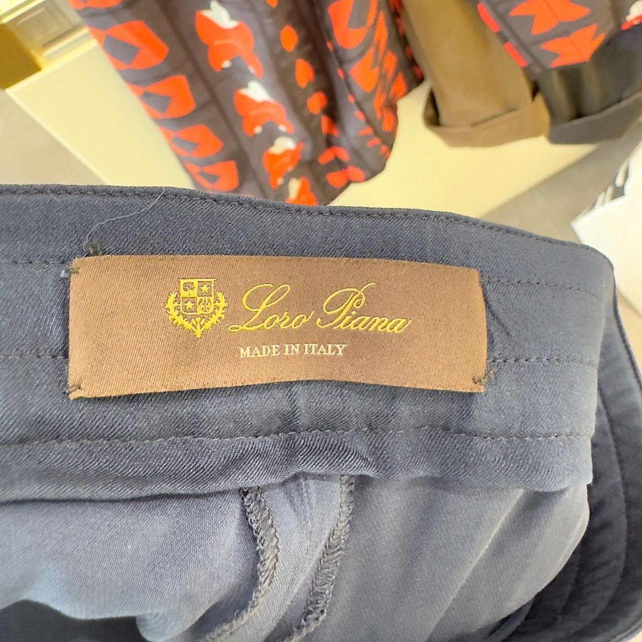 Loro Piana Loro Piana Silk Blend Drawstring Pants Size 42 Size 28" / US 6 / IT 42 - 3 Thumbnail