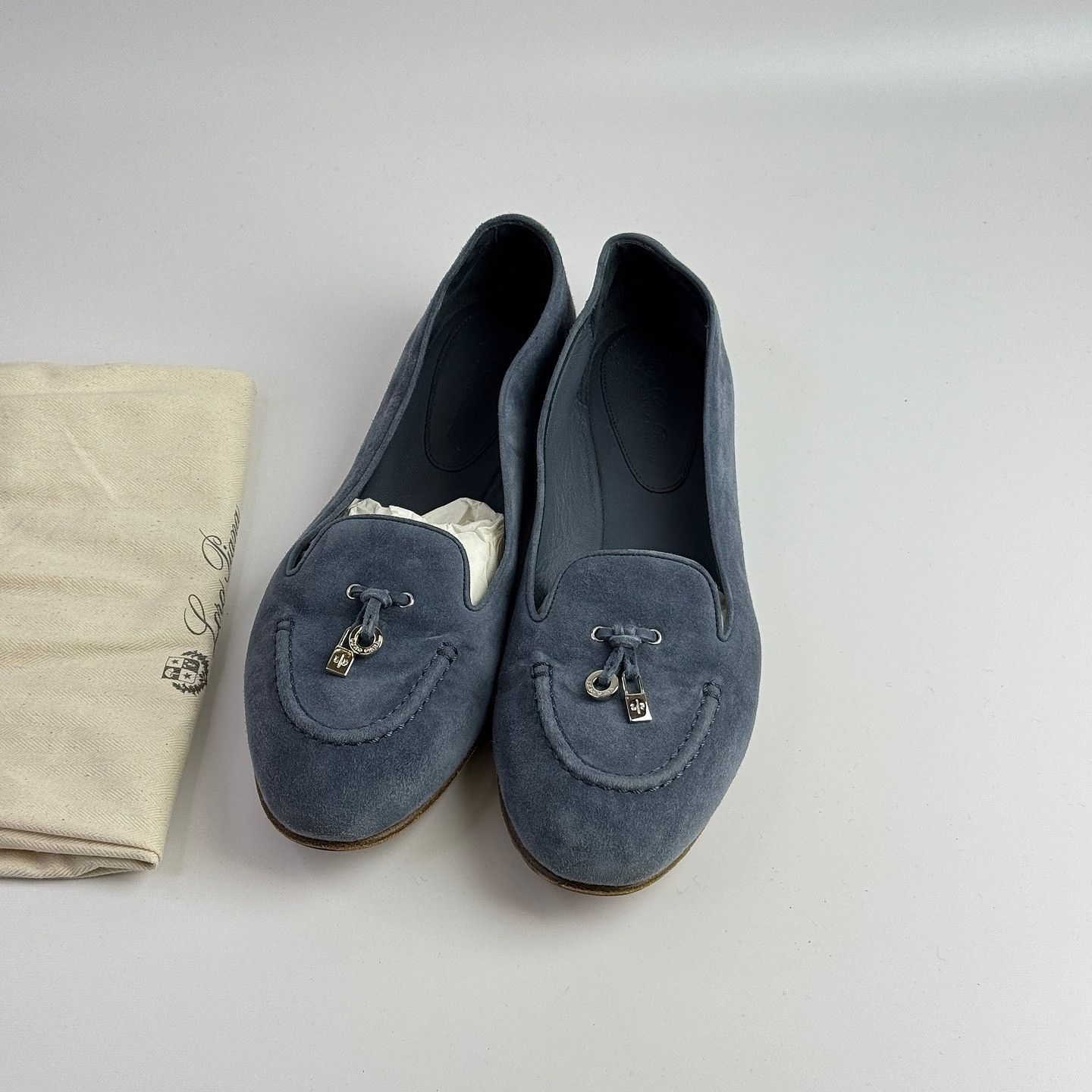 Loro Piana Loro Piana Suede Summer Walk Loafers Size 37.5 Size US 7.5 / IT 37.5 - 2 Thumbnail