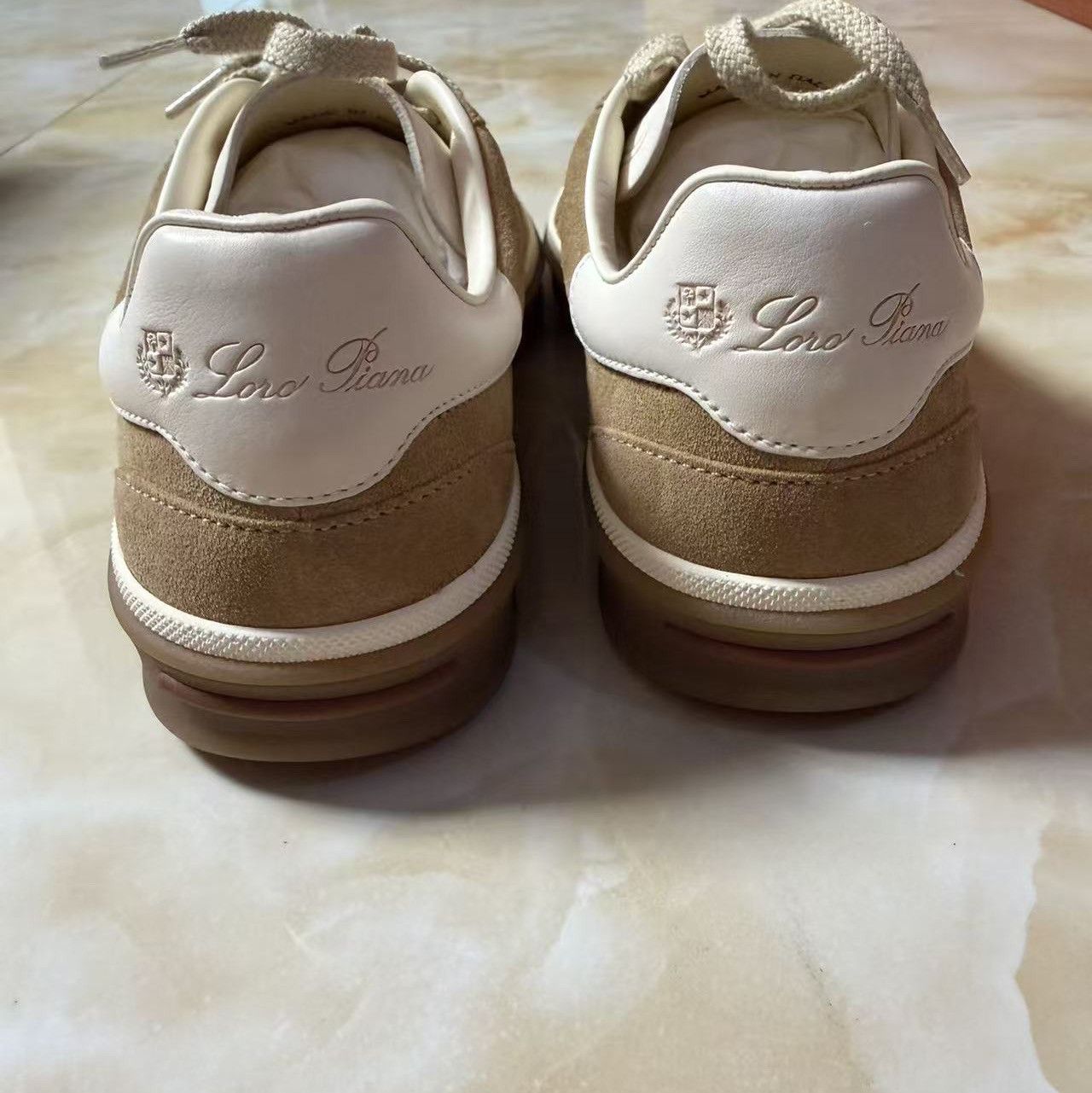 Loro Piana Loro Piana Suede Low-Top Sneakers Size 36.5 Size US 6.5 / IT 36.5 - 3 Thumbnail