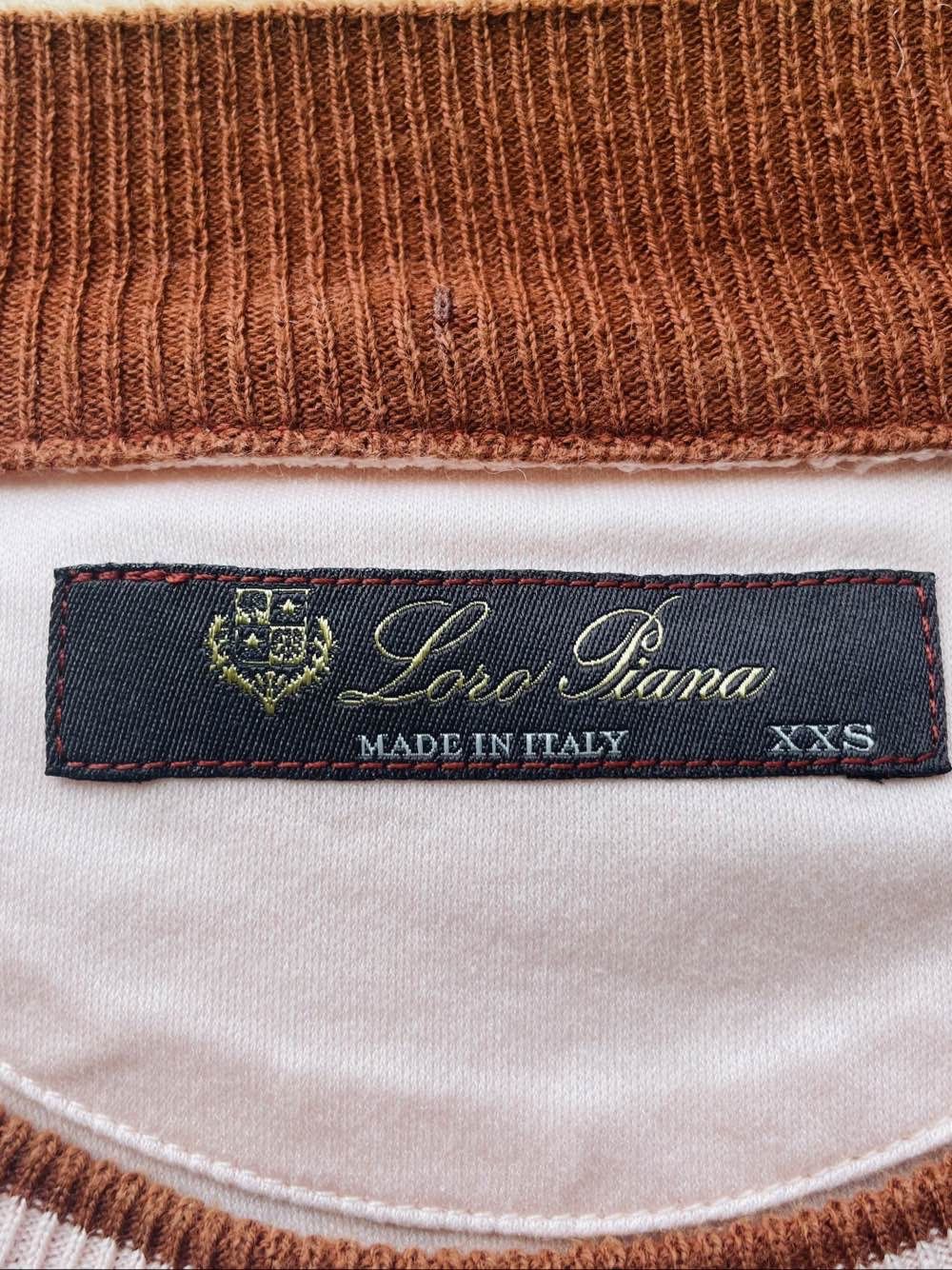 Loro Piana Loro Piana Pink Logo Cotton T-Shirt Size US XXS Size US XXS / EU 40 - 3 Thumbnail