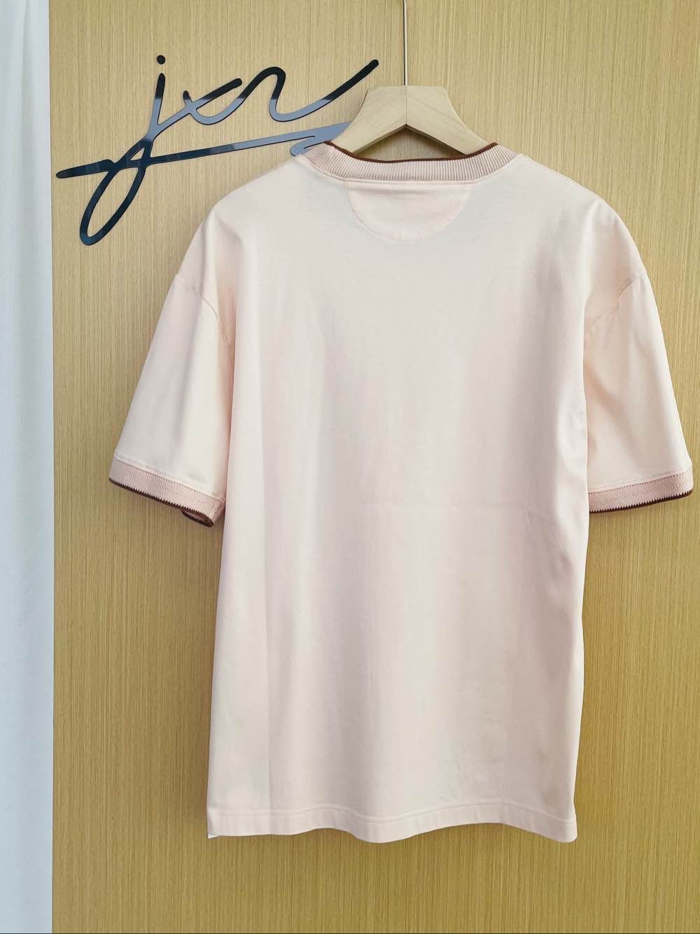 Loro Piana Loro Piana Pink Logo Cotton T-Shirt Size US XXS Size US XXS / EU 40 - 2 Thumbnail