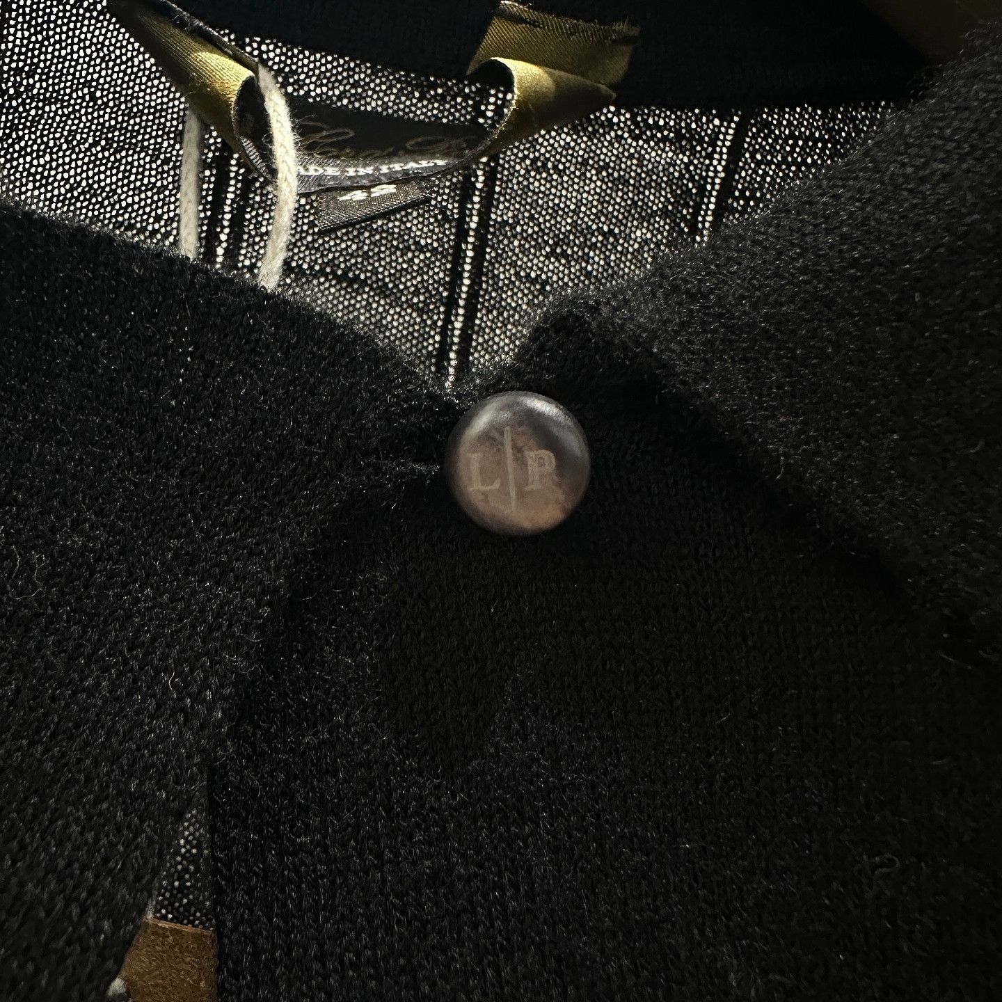 Loro Piana Loro Piana Black Cashmere Polo Shirt Size 42 Size M / US 6-8 / IT 42-44 - 6 Thumbnail