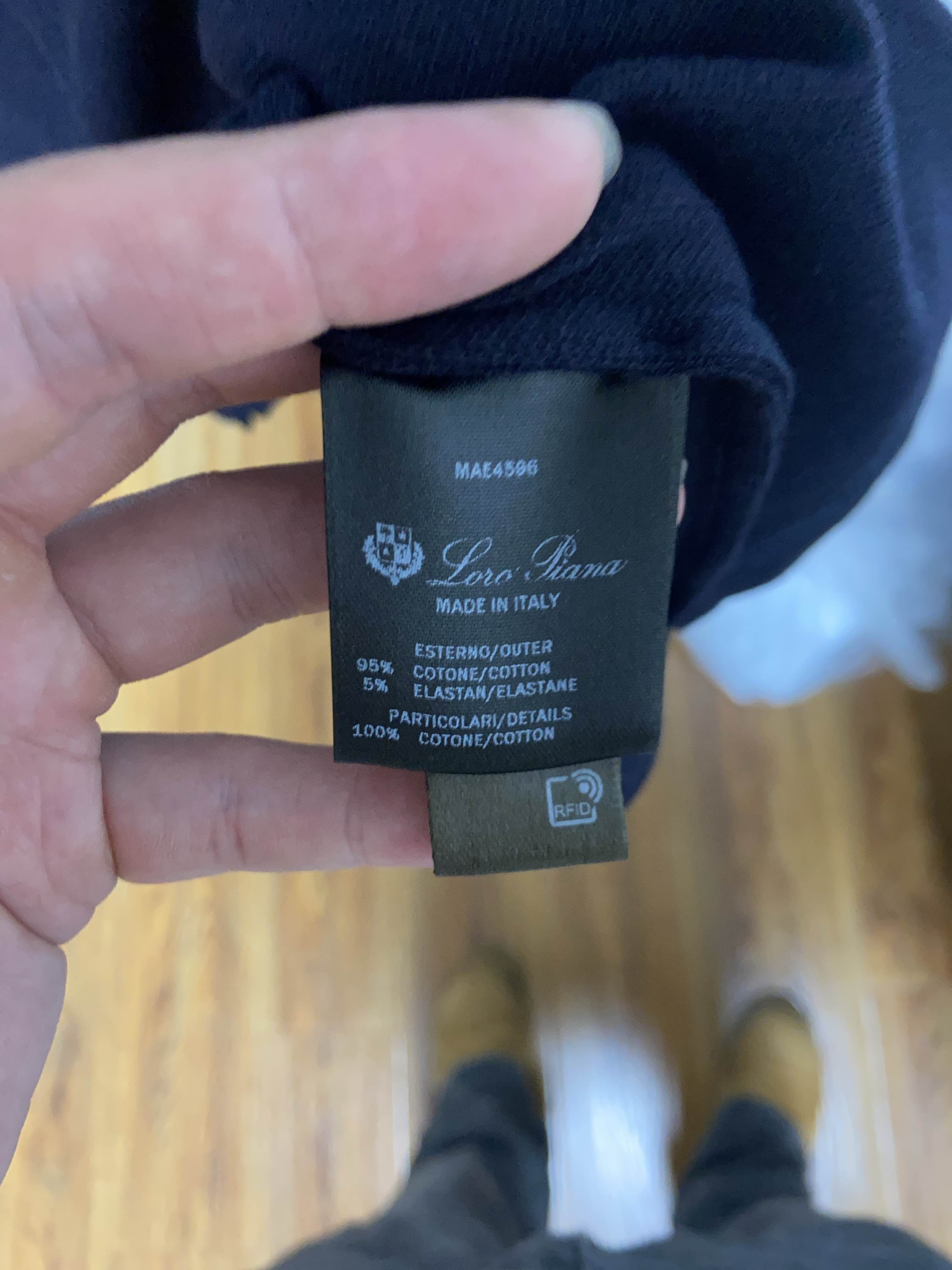 Loro Piana Loro Piana Cotton Blend Polo Shirt Size M Size US M / EU 48-50 / 2 - 4 Thumbnail