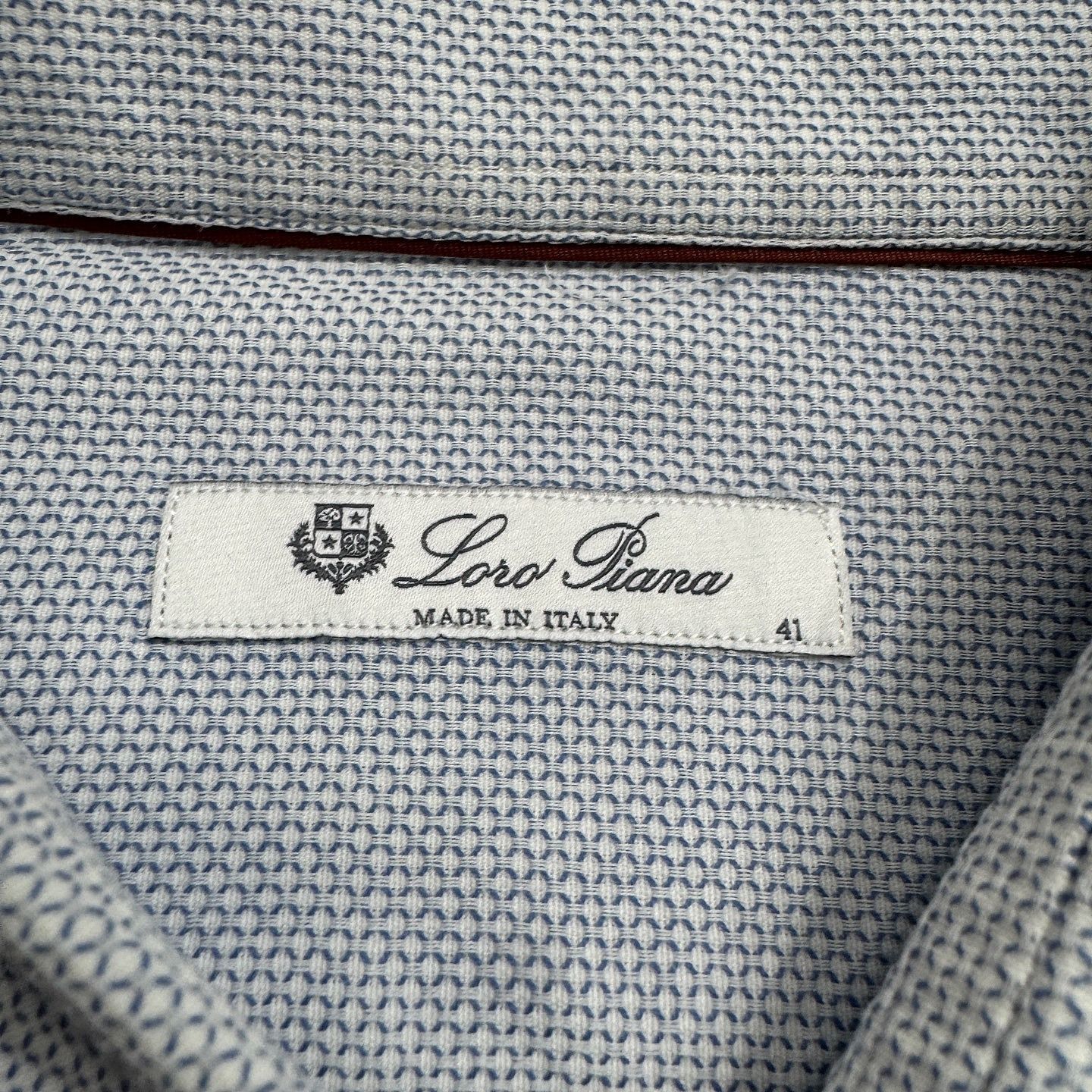 Loro Piana Loro Piana Textured Button-Up Shirt Size L Size US L / EU 52-54 / 3 - 3 Thumbnail