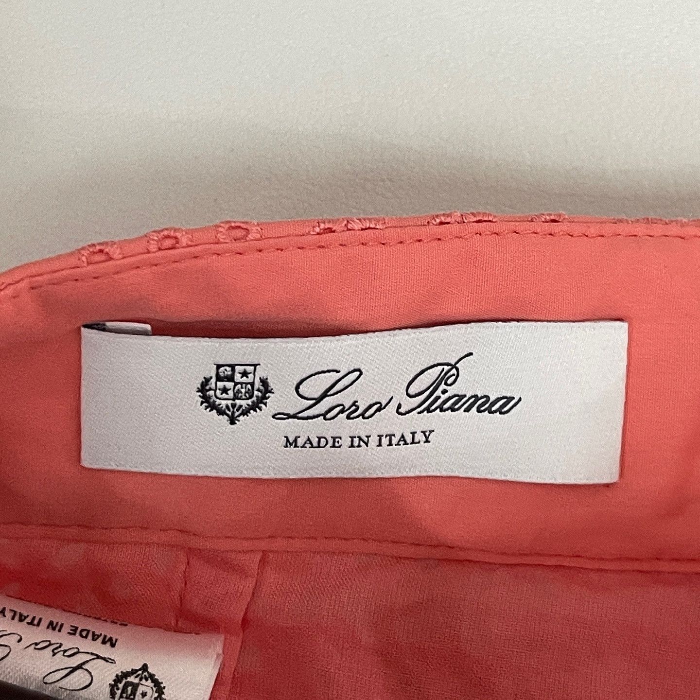 Loro Piana Loro Piana Eyelet Embroidery Shorts Size 38 Size 26" / US 2 / IT 38 - 3 Thumbnail