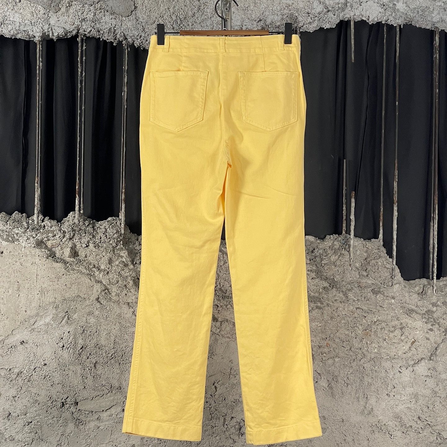 Loro Piana Loro Piana Yellow Cotton Pants Size 38 Size 26" / US 2 / IT 38 - 2 Thumbnail