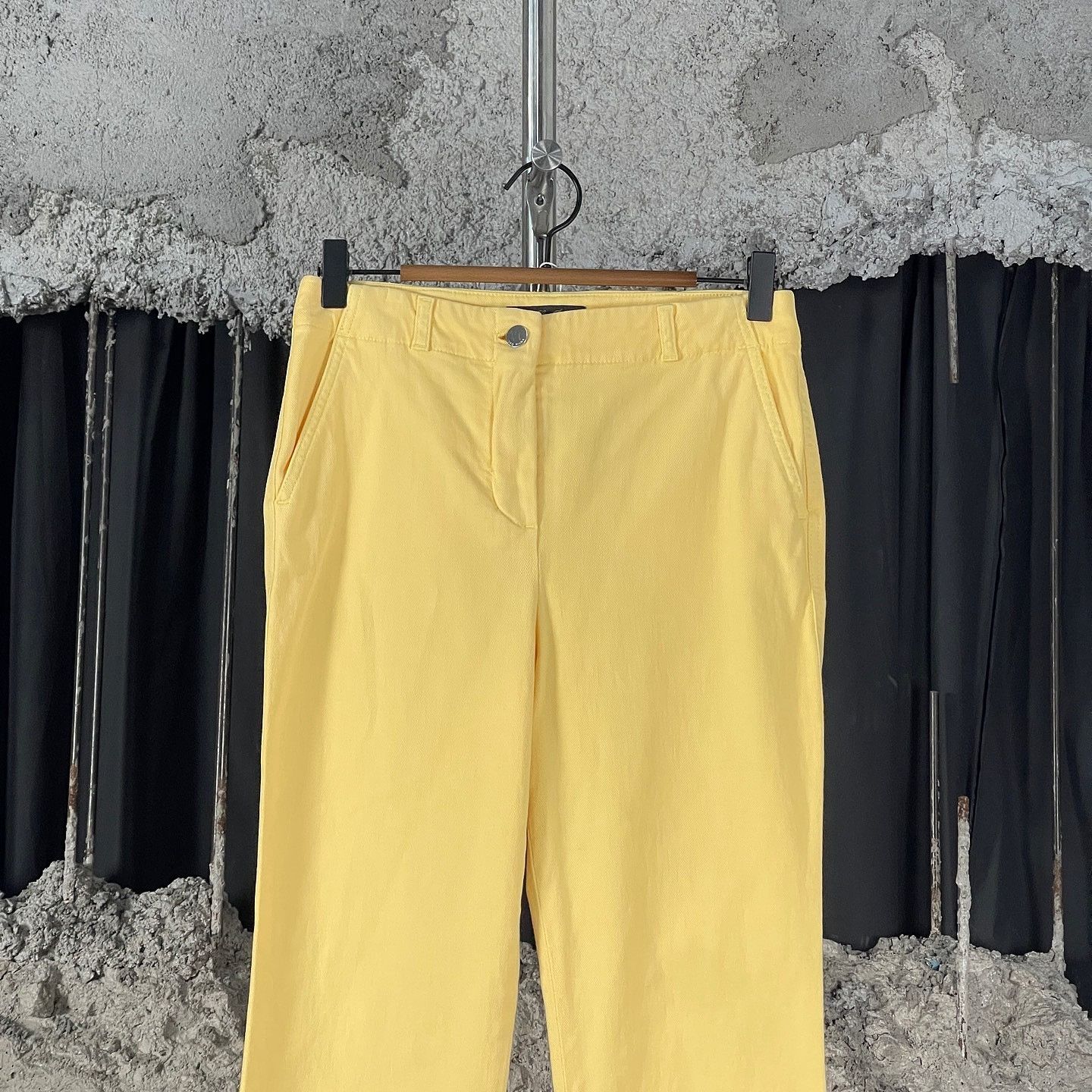 Loro Piana Loro Piana Yellow Cotton Pants Size 38 Size 26" / US 2 / IT 38 - 7 Thumbnail