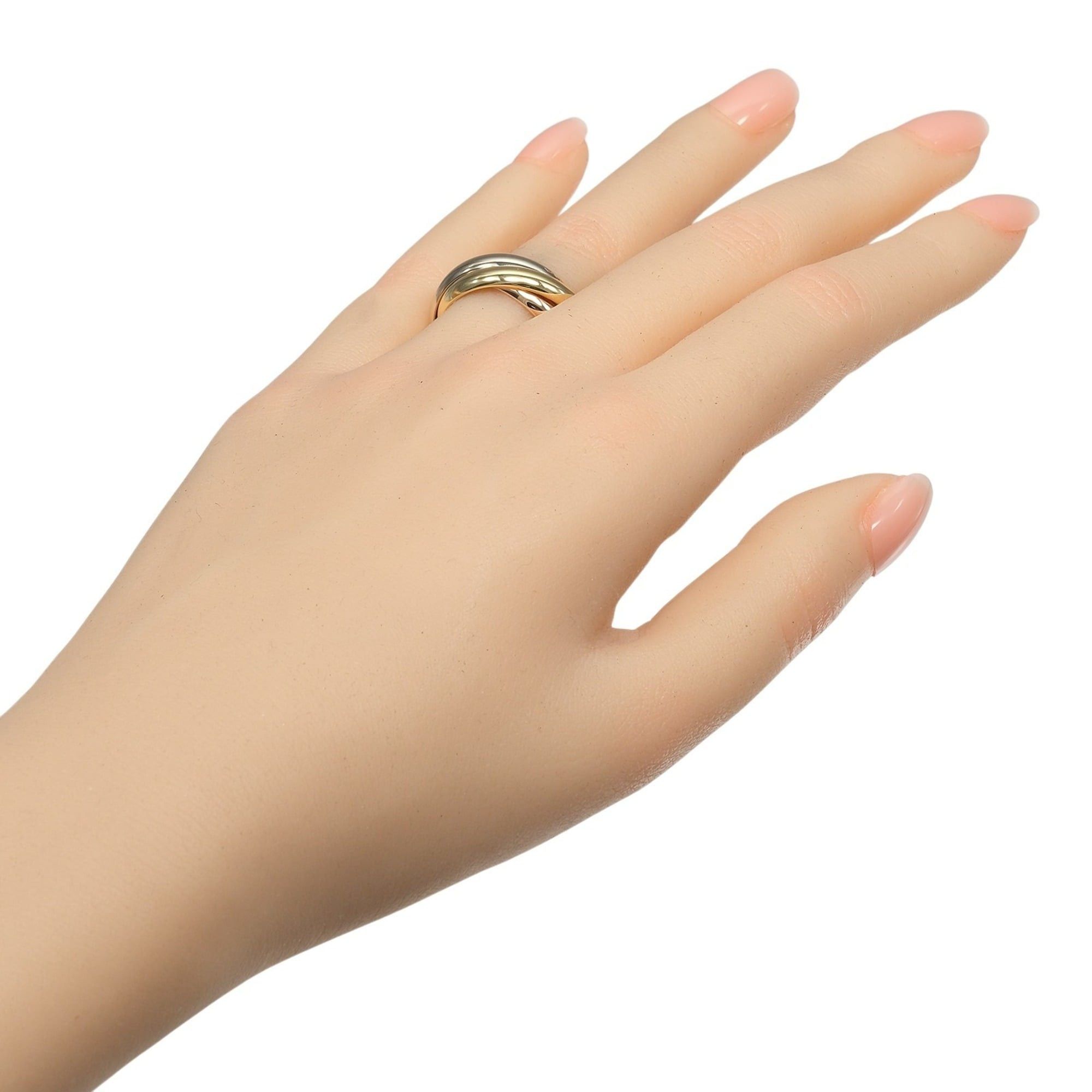 Cartier Cartier Trinity Ring, Size 16, 3.9mm Band, 18K Gold (YG, PG, WG), Approx. 11.65g. Size ONE SIZE - 2 Thumbnail