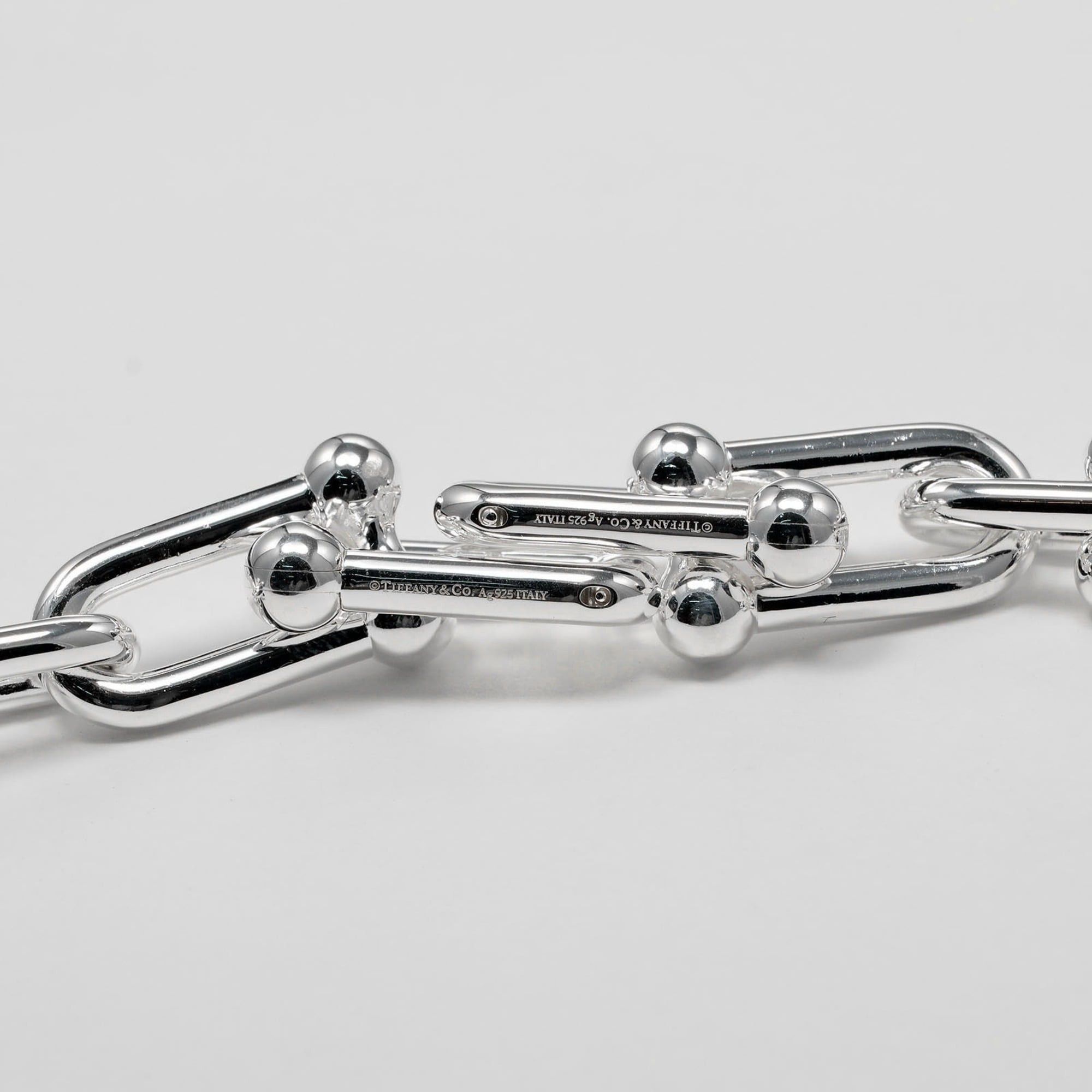 Tiffany & Co. Tiffany & Co. Hardware Graduated Link Earrings, Sterling Silver 925, Approx. 22.3g Size ONE SIZE - 4 Thumbnail