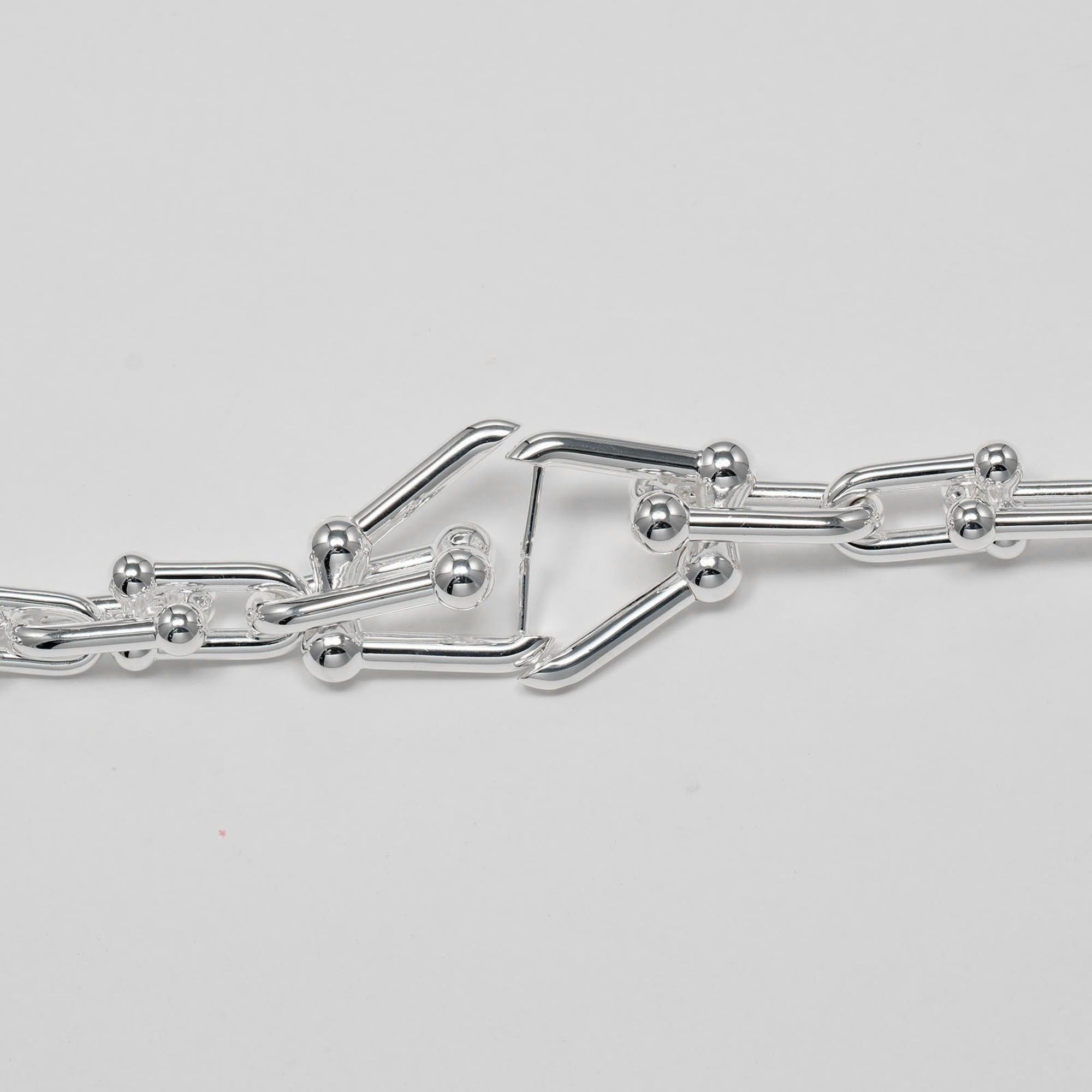 Tiffany & Co. Tiffany & Co. Hardware Graduated Link Earrings, Sterling Silver 925, Approx. 22.3g Size ONE SIZE - 5 Thumbnail