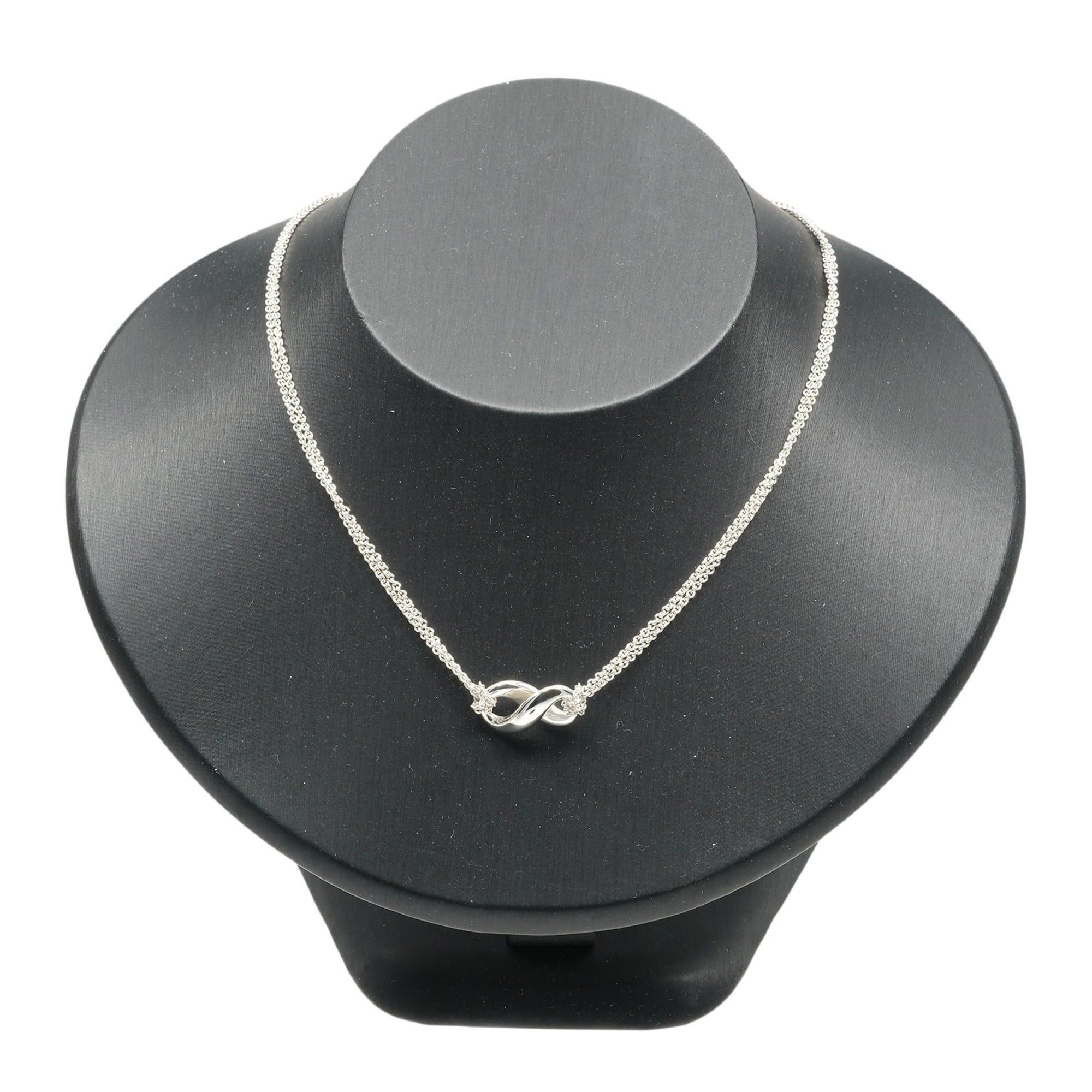 Tiffany & Co. Tiffany & Co. Infinity Double Chain Necklace, Sterling Silver 925, Approx. 7.84g Size ONE SIZE - 2 Thumbnail