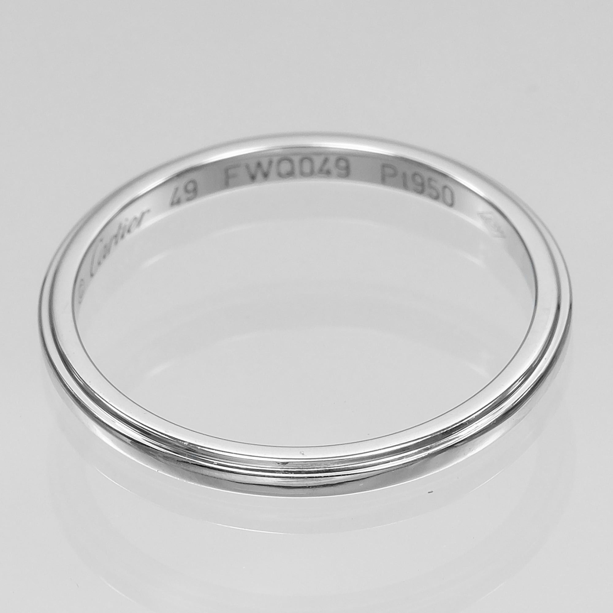 Cartier Cartier Damour Ring, Size 9, Platinum 950, Approx. 2g. Size ONE SIZE - 6 Thumbnail