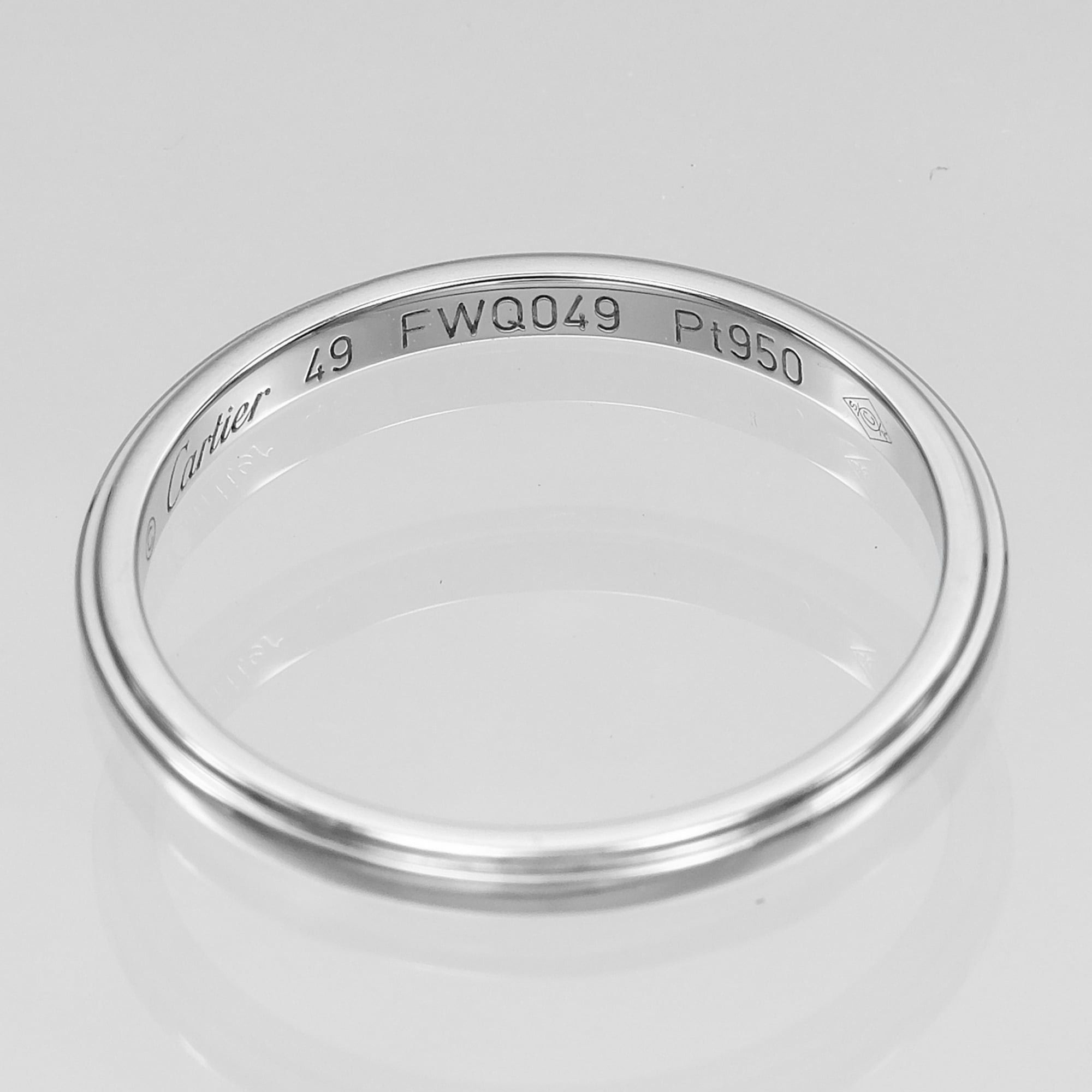 Cartier Cartier Damour Ring, Size 9, Platinum 950, Approx. 2g. Size ONE SIZE - 5 Thumbnail