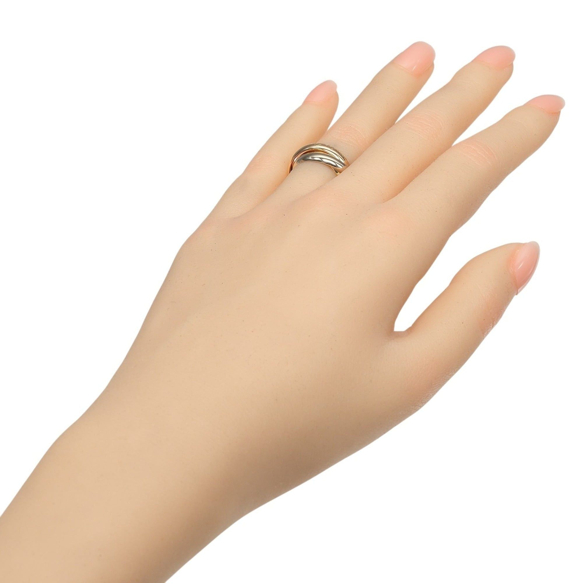 Cartier Cartier Trinity Ring, Size 8, 3.5mm Band, 18K Gold (YG, PG, WG), Approx. 8g. Size ONE SIZE - 2 Thumbnail