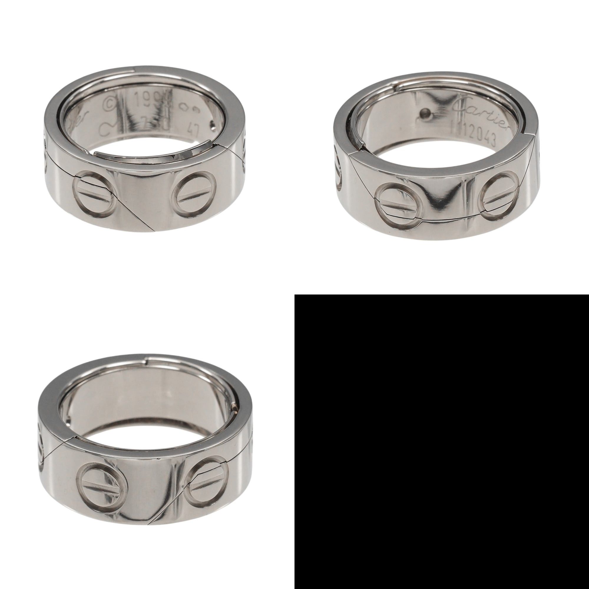 Cartier Cartier Astro Love Ring, Size 7, 18K White Gold, Approx. 11.6g Size ONE SIZE - 10 Thumbnail