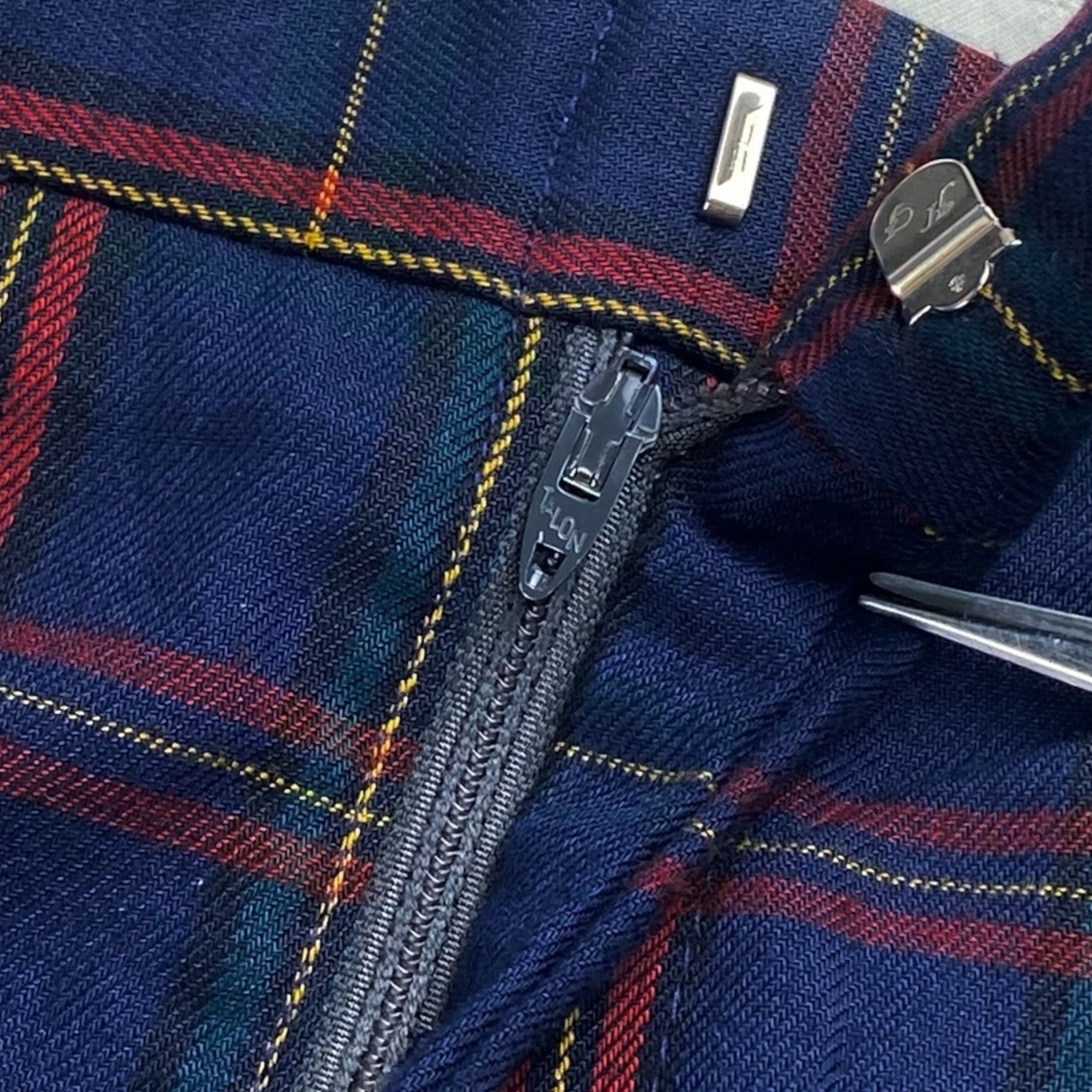 Vintage unknown 80s Checked flannel slacks by Rocket Talon Size W40 Size US 40 / EU 56 - 5 Thumbnail