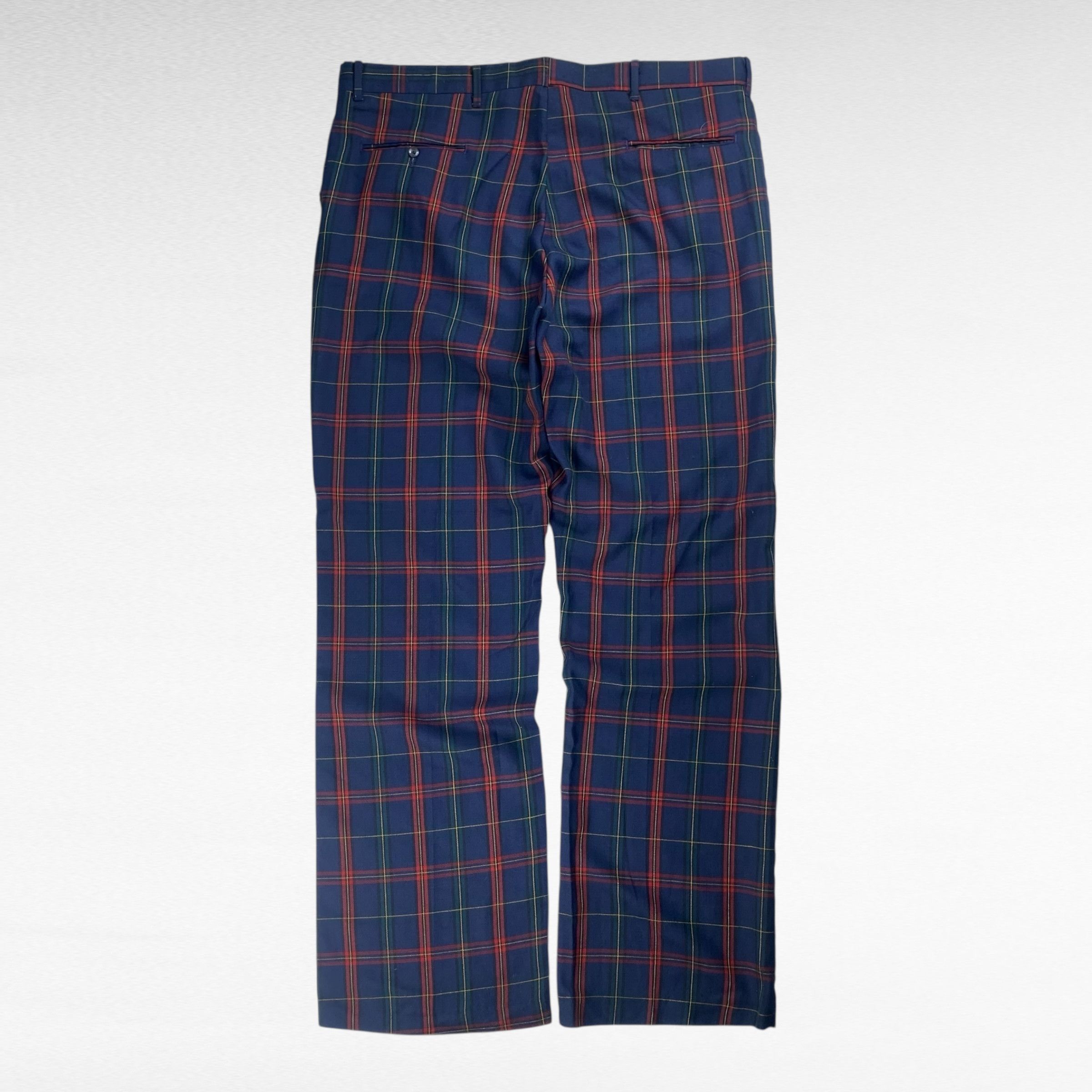 Vintage unknown 80s Checked flannel slacks by Rocket Talon Size W40 Size US 40 / EU 56 - 2 Thumbnail