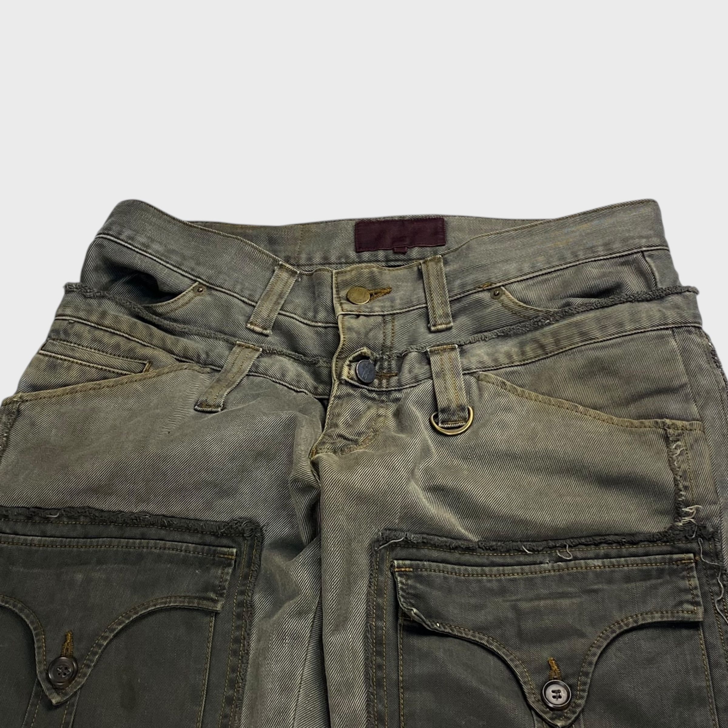 Vintage Whole9 00s Denim Pants Size W33 Size US 33 - 3 Thumbnail