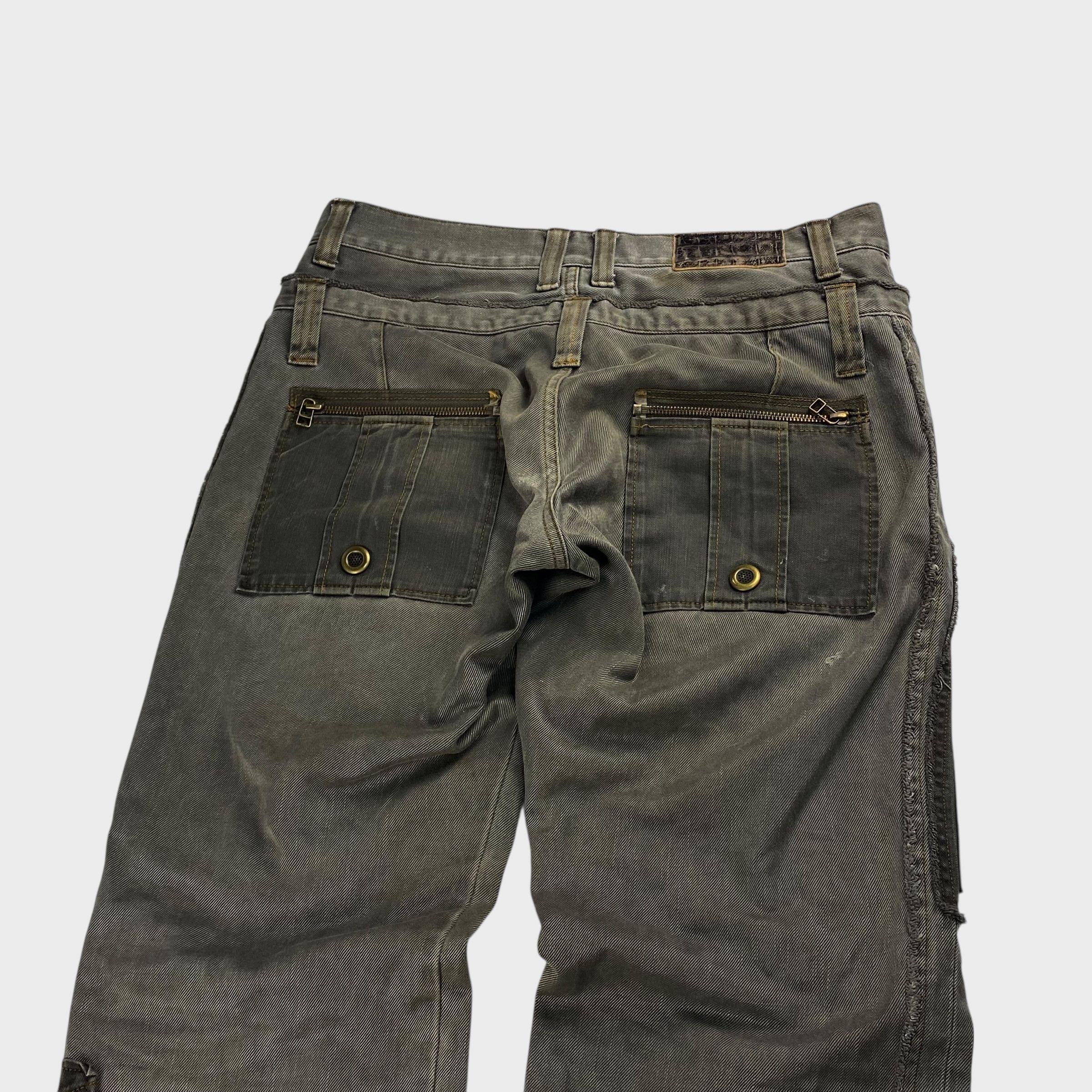 Vintage Whole9 00s Denim Pants Size W33 Size US 33 - 5 Thumbnail