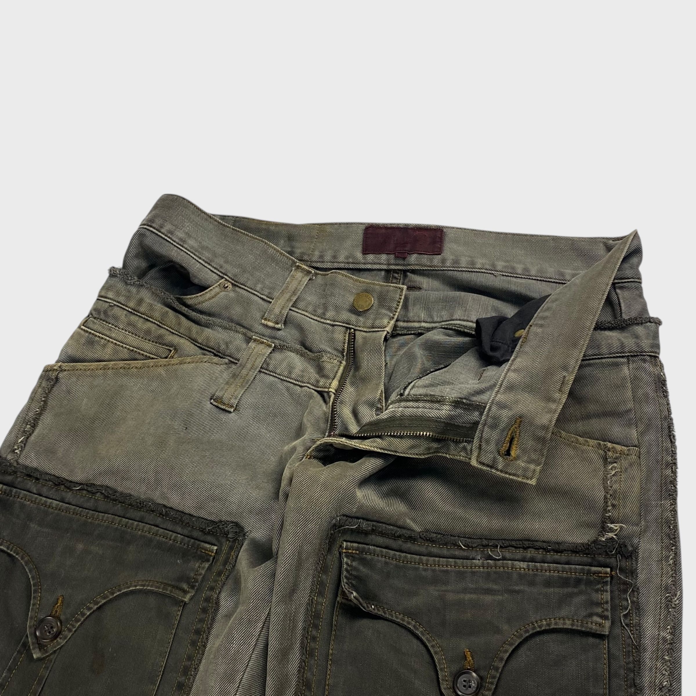 Vintage Whole9 00s Denim Pants Size W33 Size US 33 - 4 Thumbnail