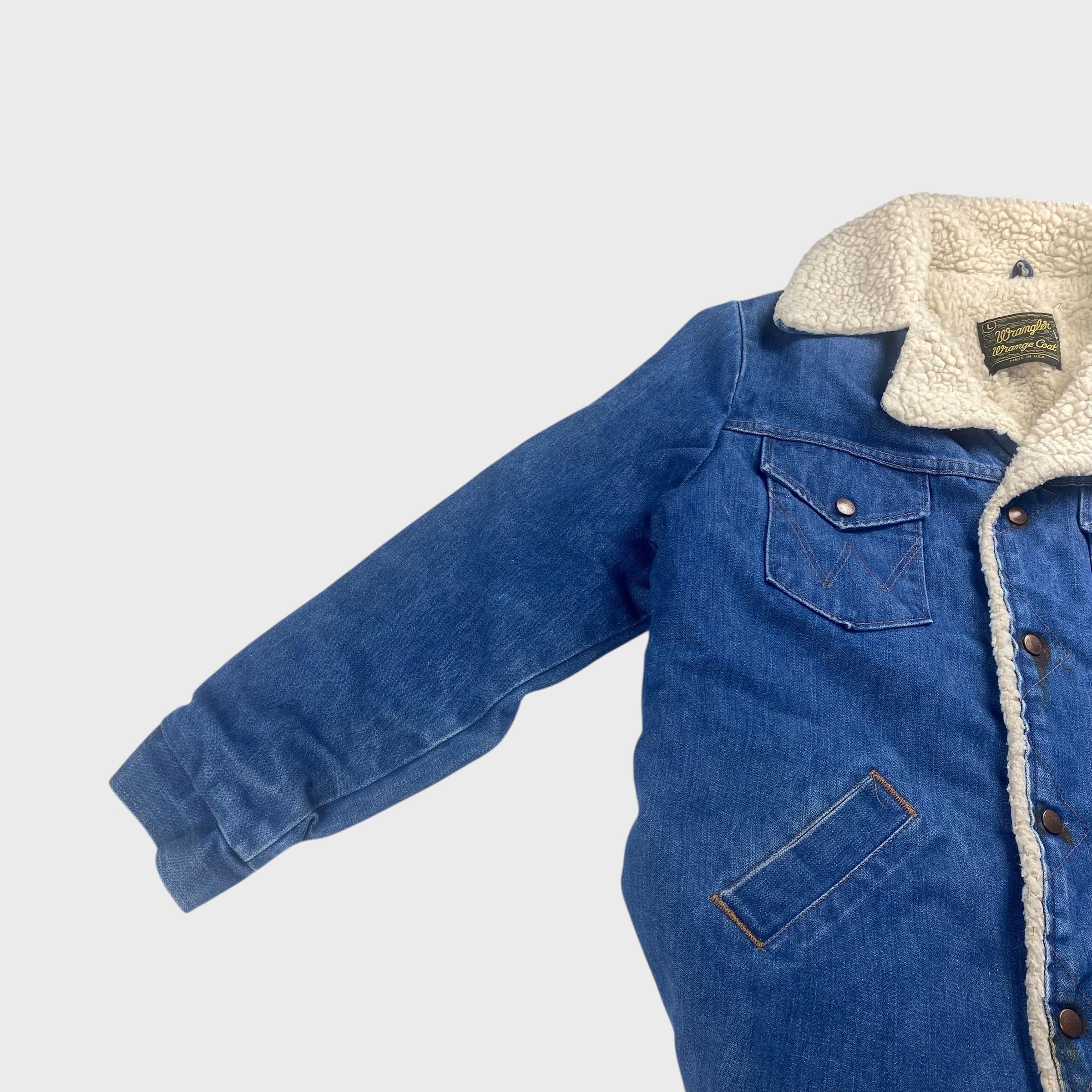 Wrangler Wrangler 70s Denim Coat Size L Size US L / EU 52-54 / 3 - 3 Thumbnail