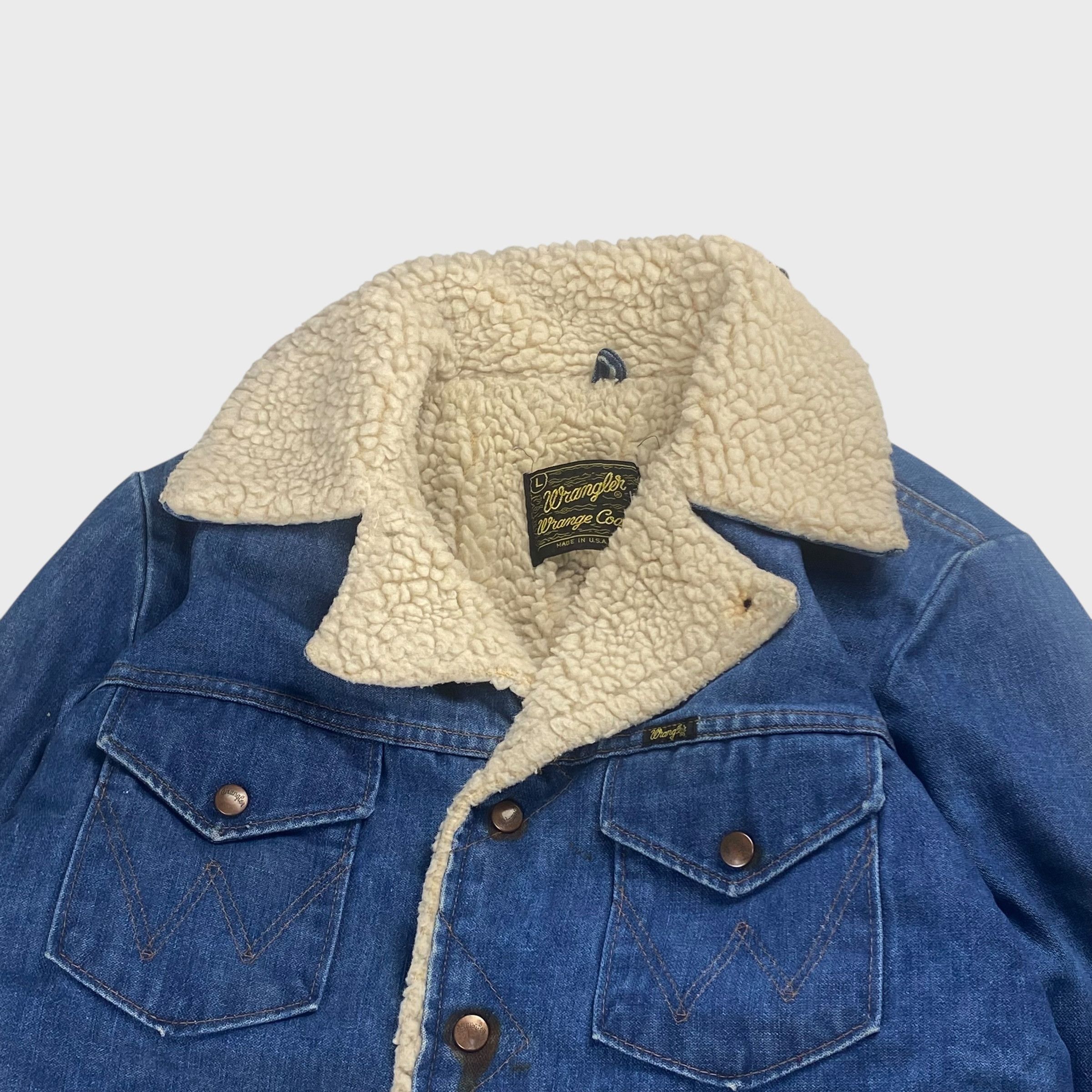 Wrangler Wrangler 70s Denim Coat Size L Size US L / EU 52-54 / 3 - 5 Thumbnail