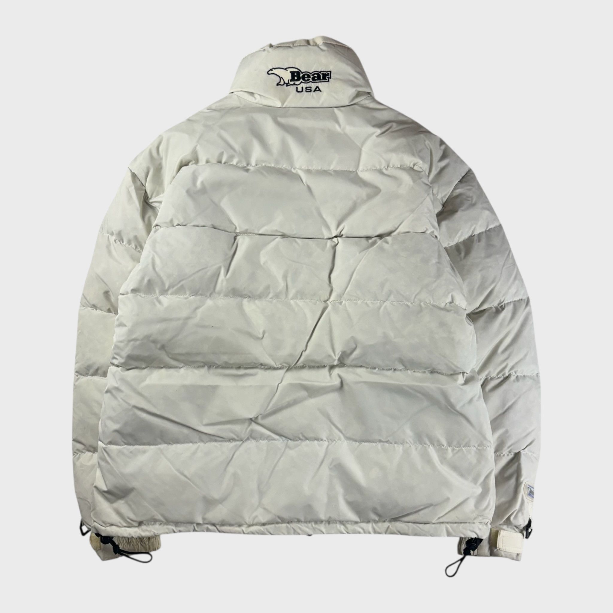Vintage Baar 90s Down Jacket White Size 2XL Size US XXL / EU 58 / 5 - 2 Thumbnail
