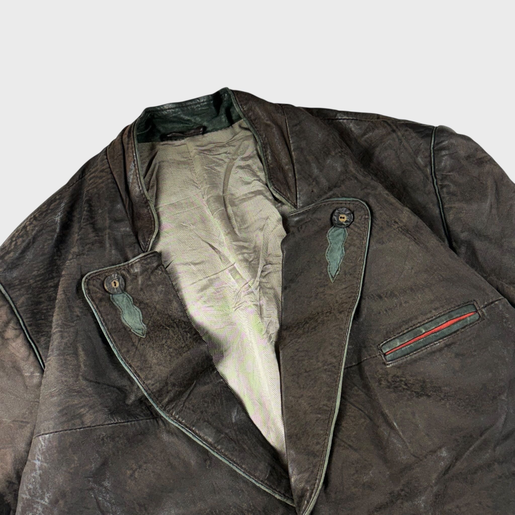 Vintage NEW FAST Leather Jacket Size XL Size US XL / EU 56 / 4 - 4 Thumbnail