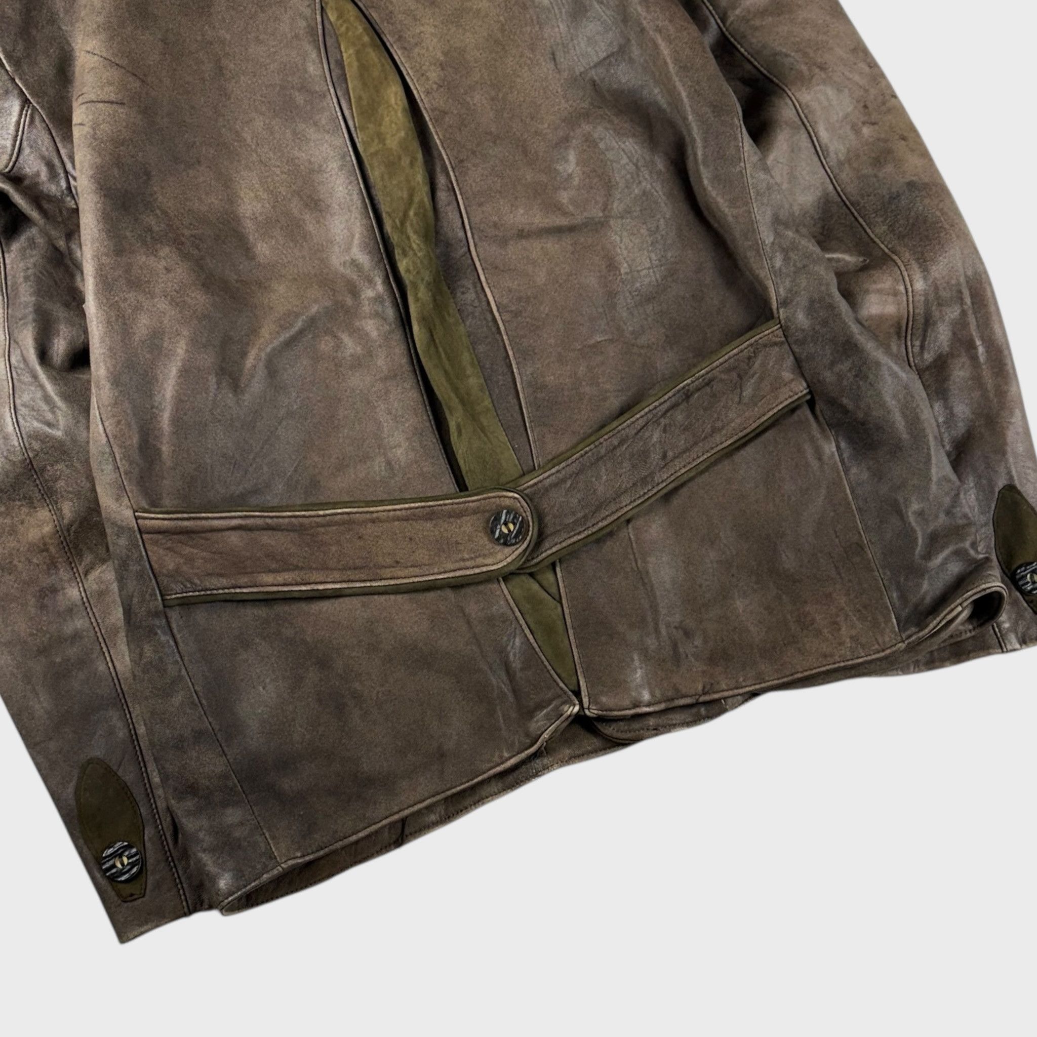 Vintage unknown Leather Jacket Size L Size US L / EU 52-54 / 3 - 4 Thumbnail