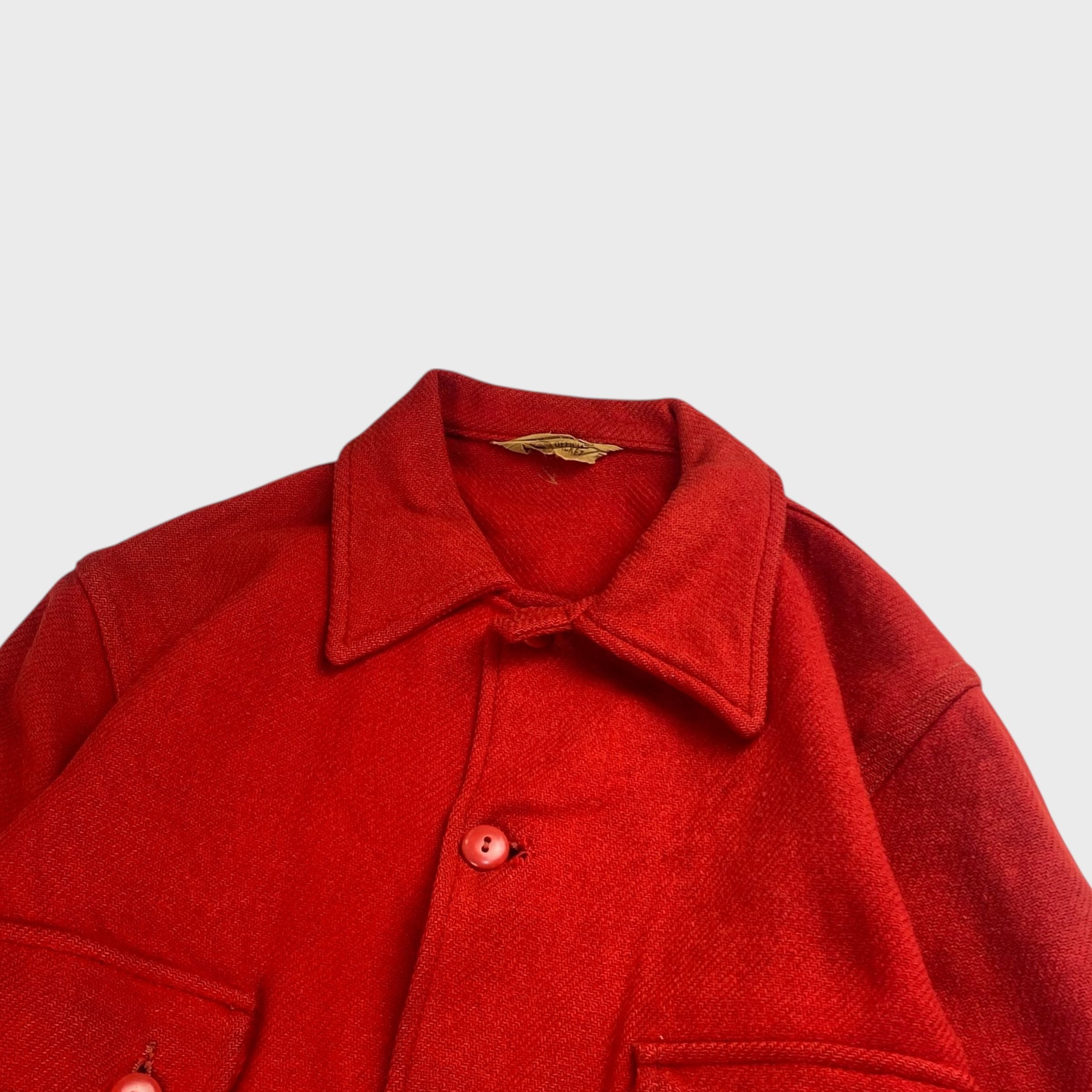 Vintage BOY SCOUTS AMERICAN 60s Wool Jacket Red Size M Size US M / EU 48-50 / 2 - 3 Thumbnail