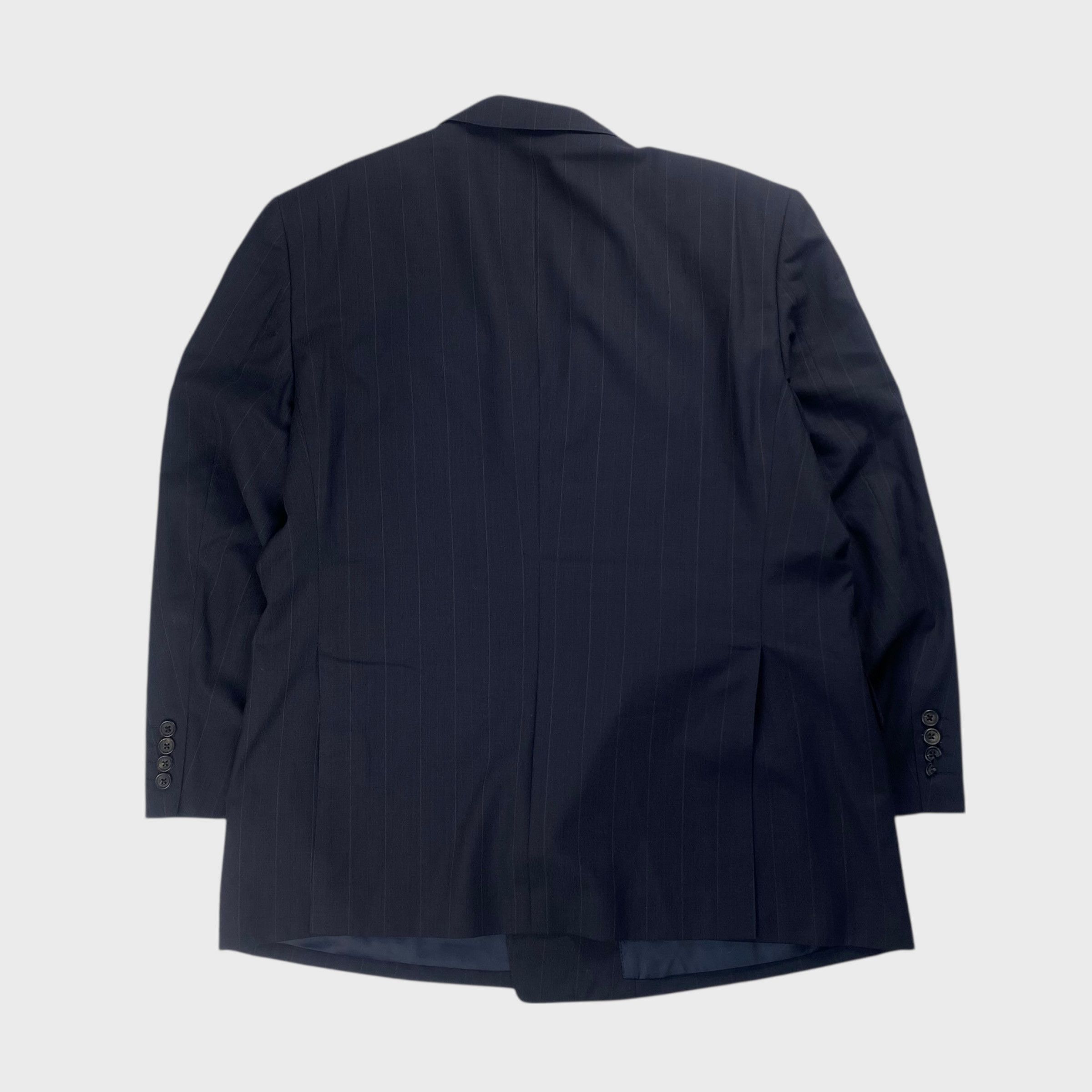 Vintage Burberrys' 90s Tailored Jacket Blue Size L Size US L / EU 52-54 / 3 - 2 Thumbnail