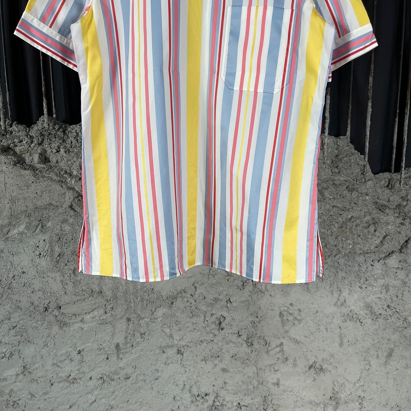 Loro Piana Loro Piana Striped Short Sleeve Blouse Size 38 Size XS / US 0-2 / IT 36-38 - 6 Thumbnail