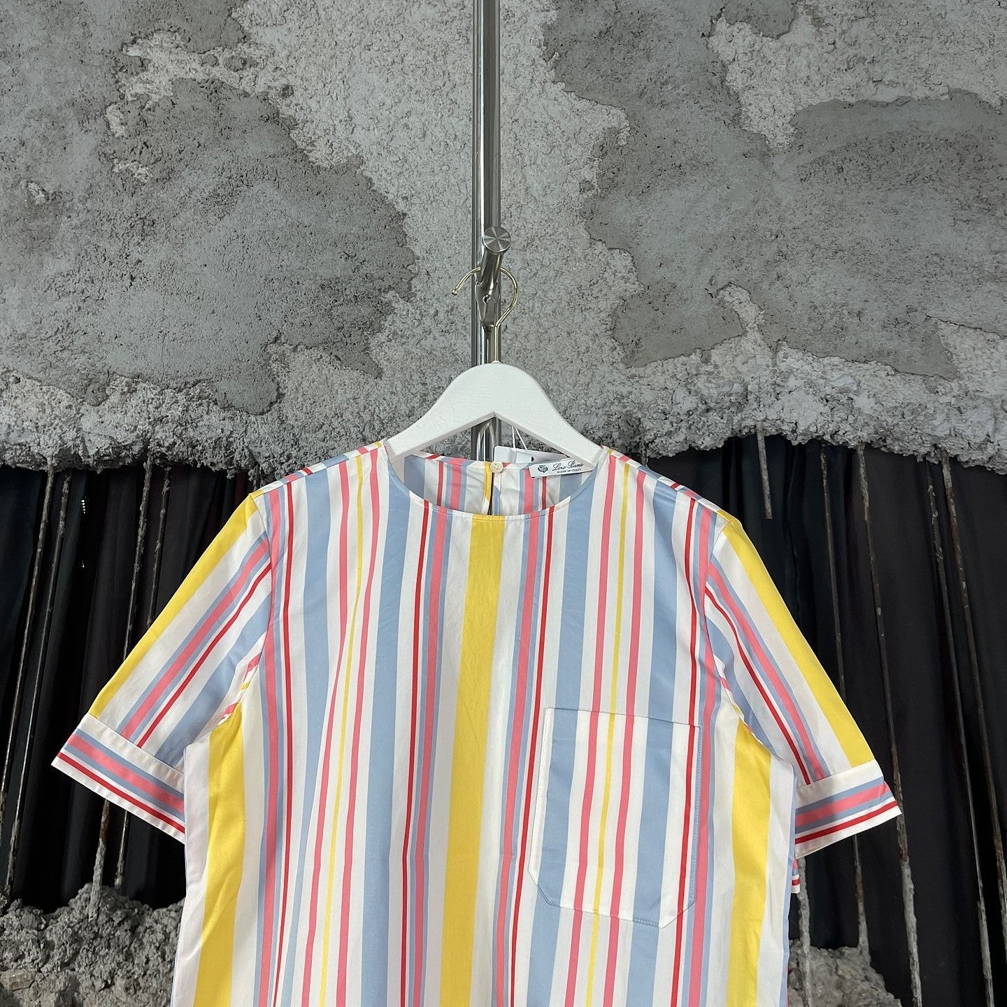 Loro Piana Loro Piana Striped Short Sleeve Blouse Size 38 Size XS / US 0-2 / IT 36-38 - 5 Thumbnail