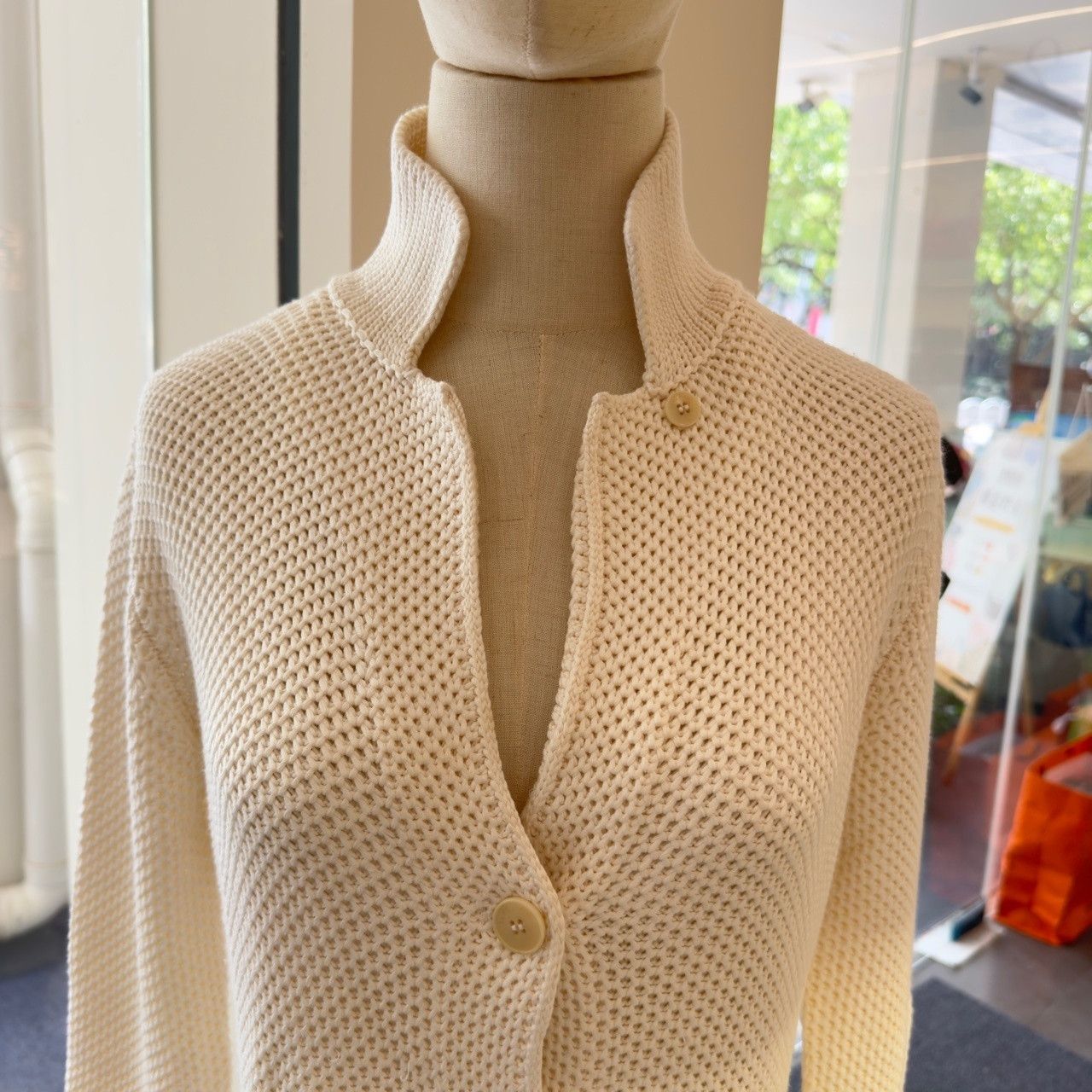 Loro Piana Loro Piana Silk Cotton Knit Cardigan Size 42 Size M / US 6-8 / IT 42-44 - 2 Thumbnail